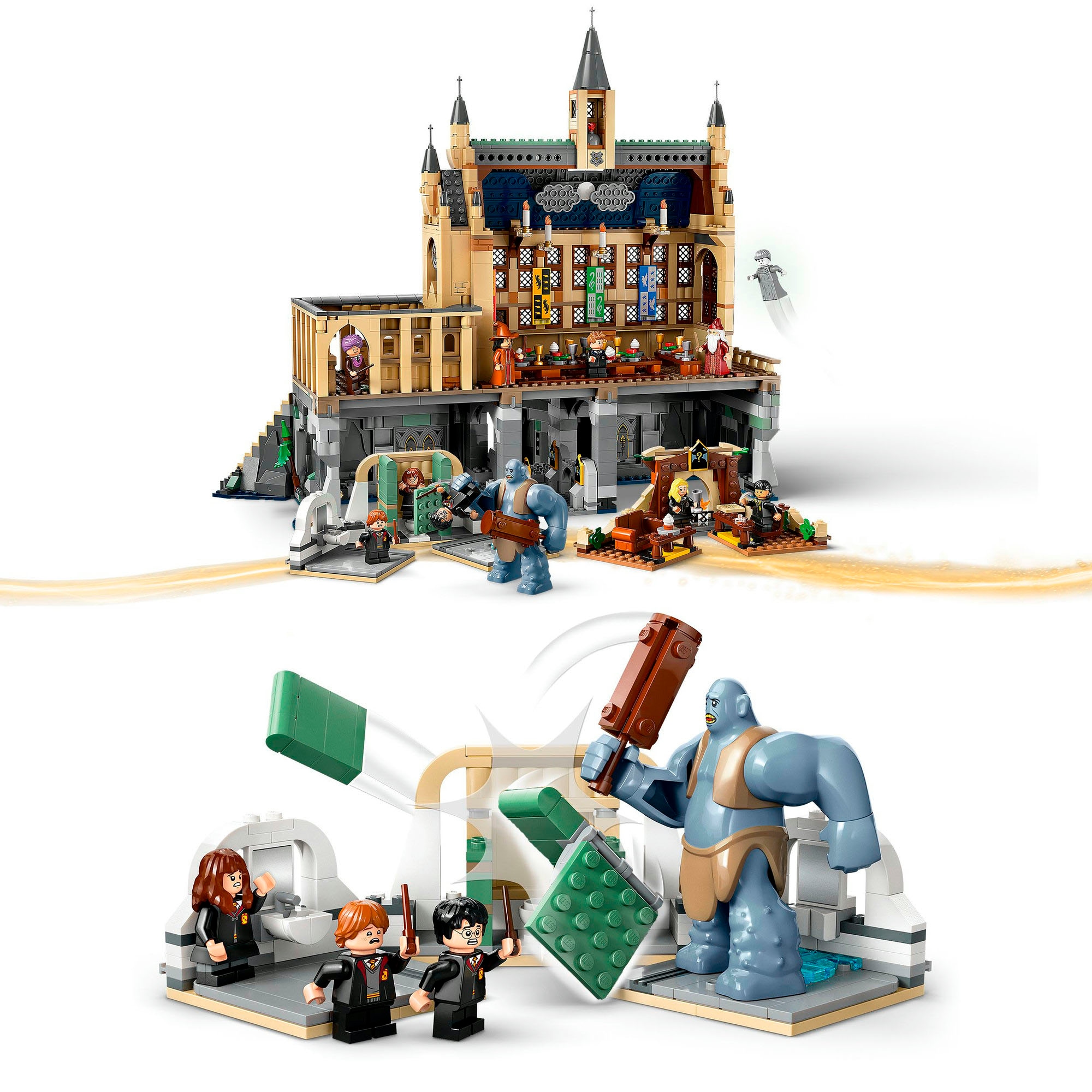 LEGO® Konstruktionsspielsteine »Schloss Hogwarts™: Die Grosse Halle (76435), LEGO Harry Potter™« Made in Europe
