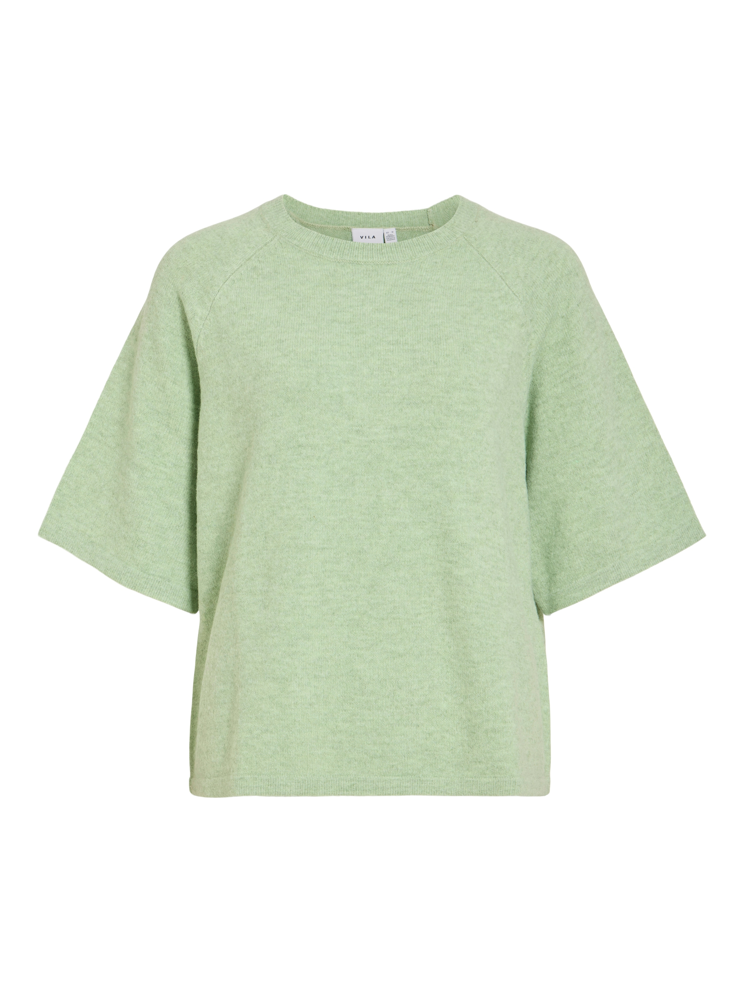 Vila Pull en tricot »VILIGA 2/4 O-NECK KNIT TOP - NOOS« mélange de matières, coupe décontractée