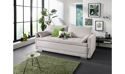 ♕ ATLANTIC home collection Sofa »Glenn«, mit Seitentasche, Rückenkissen und  Wellenunterfederung versandkostenfrei auf