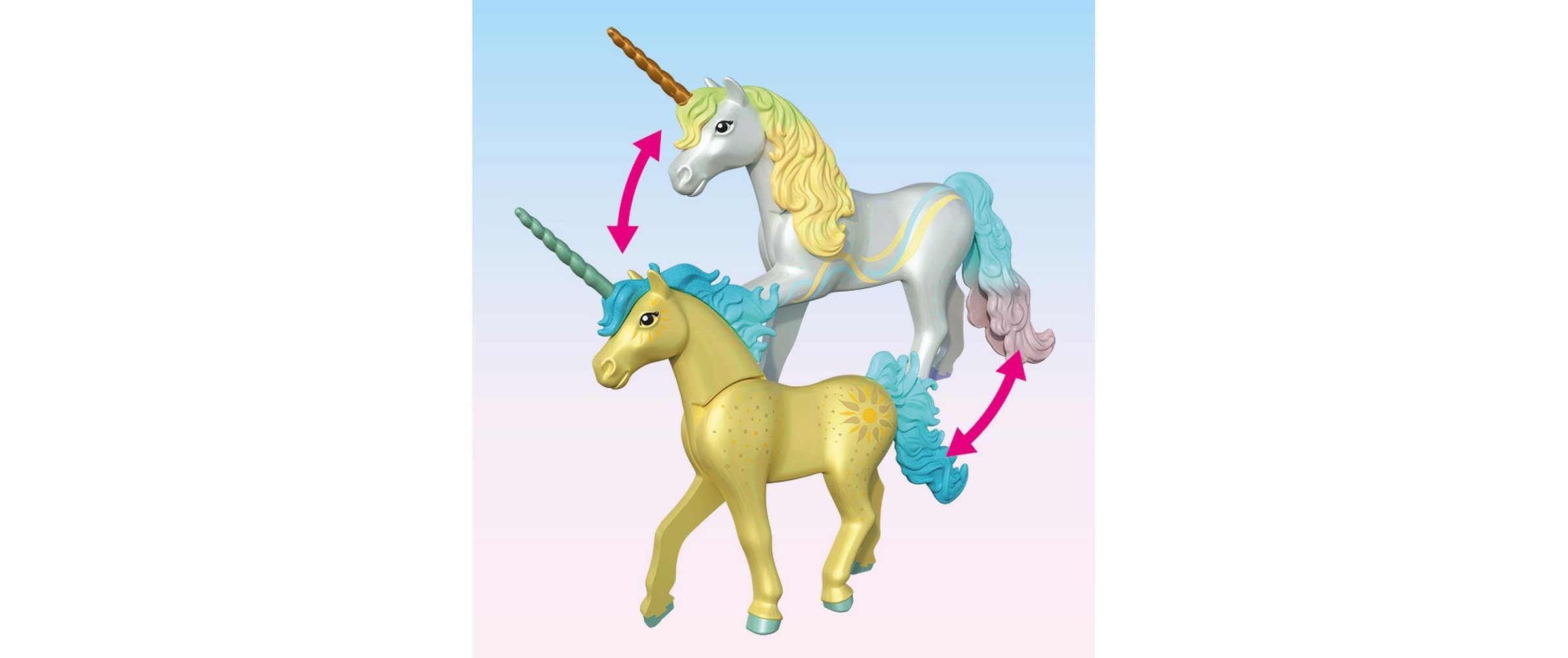 Playmobil® Jeu de construction »Sammeleinhorn, Sonnenscheinblüte mit Fee (71842), Princess Magic«