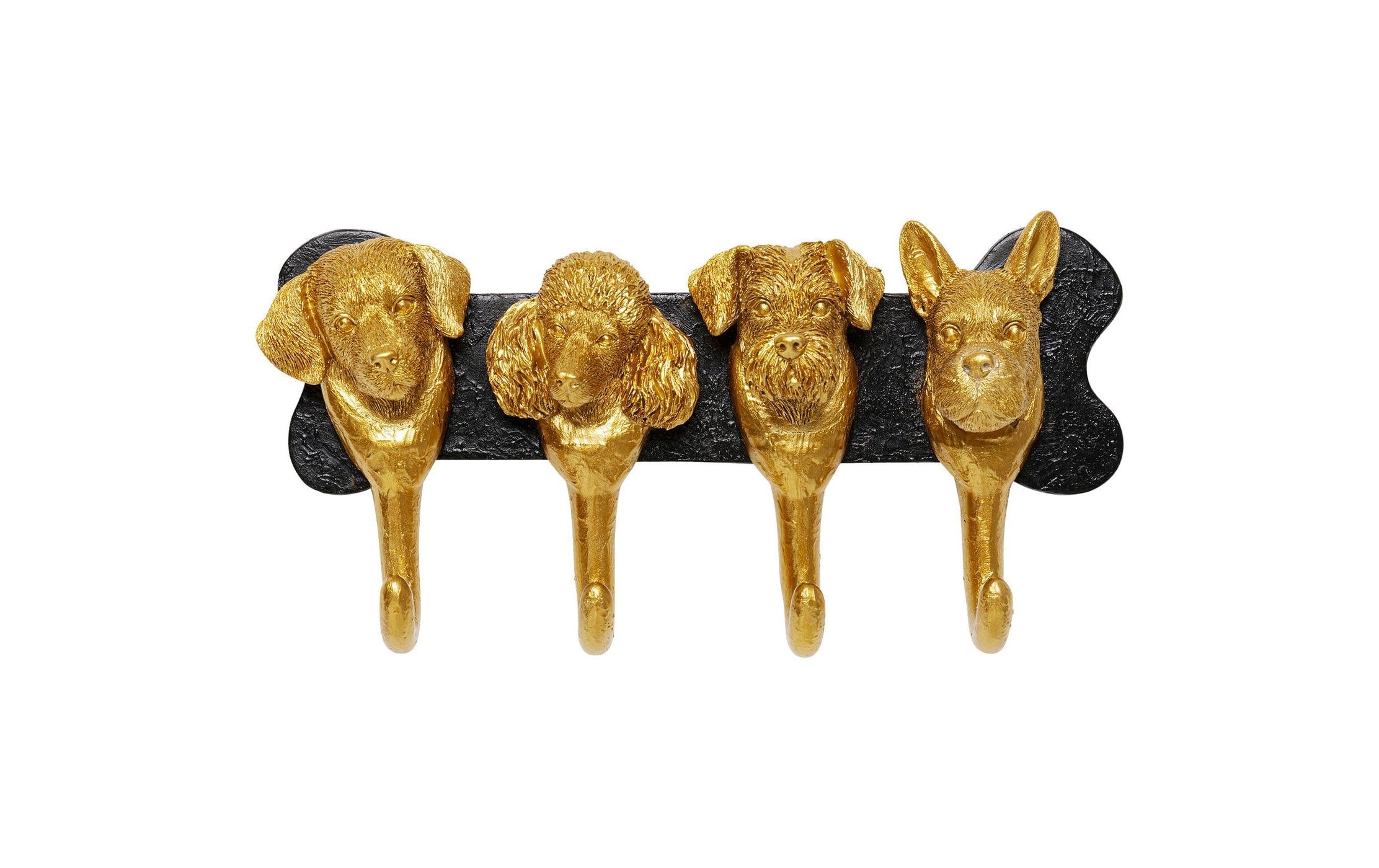 Image of Kare Design Garderobenleiste "Dog Family 30,5 cm x 15,5 cm"