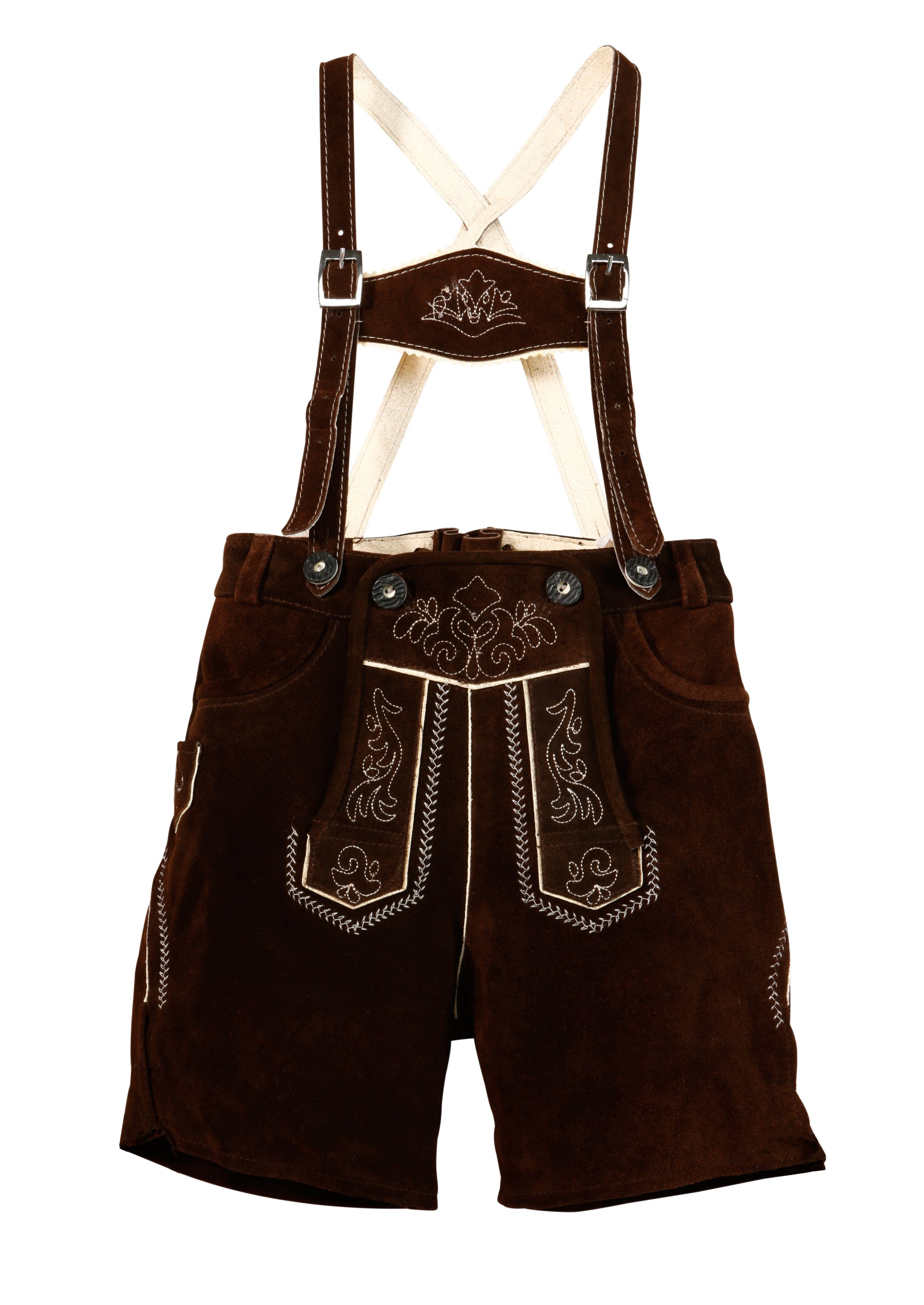 Image of MarJo Trachtenlederhose, (2 tlg., mit Hosenträgern), Kinder mit Stickerei bei Ackermann Versand Schweiz