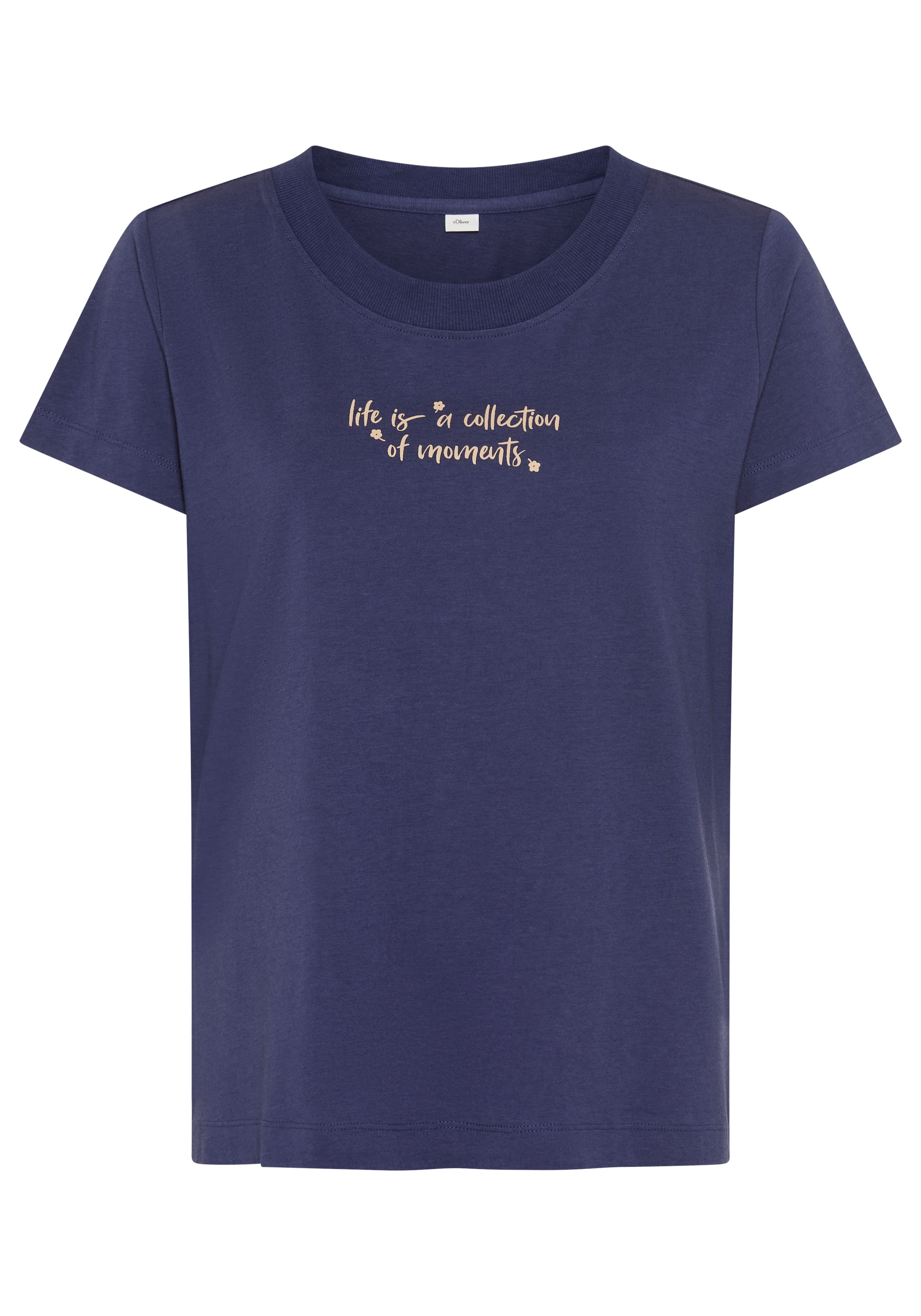Image of s.Oliver Pyjamaoberteil 1 mit Front Print
