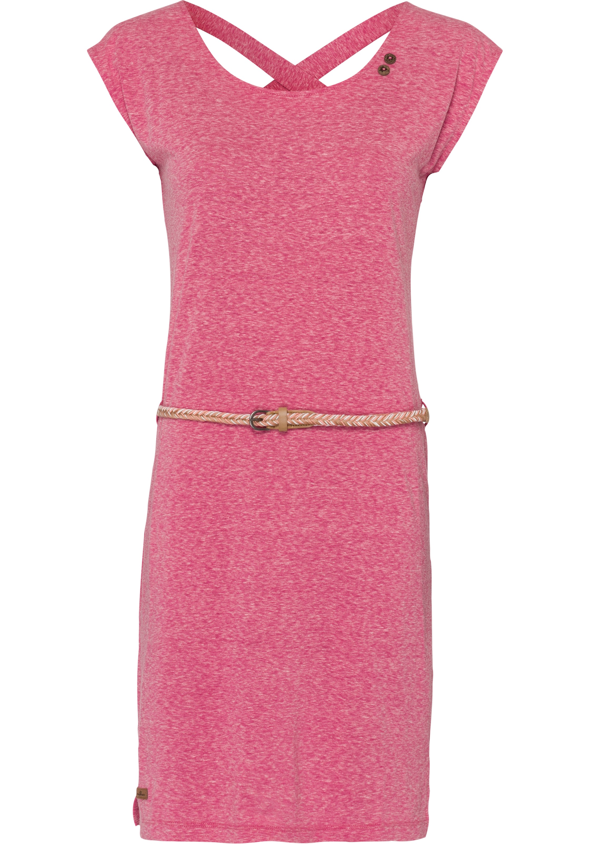 Image of Ragwear Jerseykleid »SOFIA DRESS«, (2 tlg., mit abnehmbarem Gürtel), mit tiefem Rückenausschnitt bei Ackermann Versand Schweiz