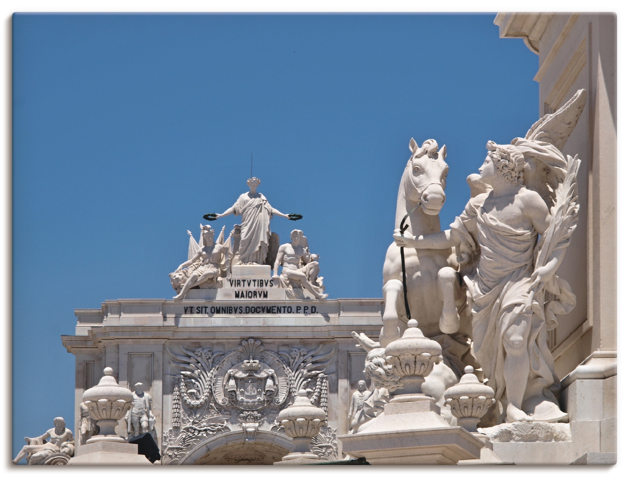 Image of Artland Wandbild »Arco rua Augusta - Detail«, Gebäude, (1 St.), in vielen Grössen & Produktarten - Alubild / Outdoorbild für den Aussenbereich, Leinwandbild, Poster, Wandaufkleber / Wandtattoo auch für Badezimmer geeignet bei Ackermann Versand Schweiz