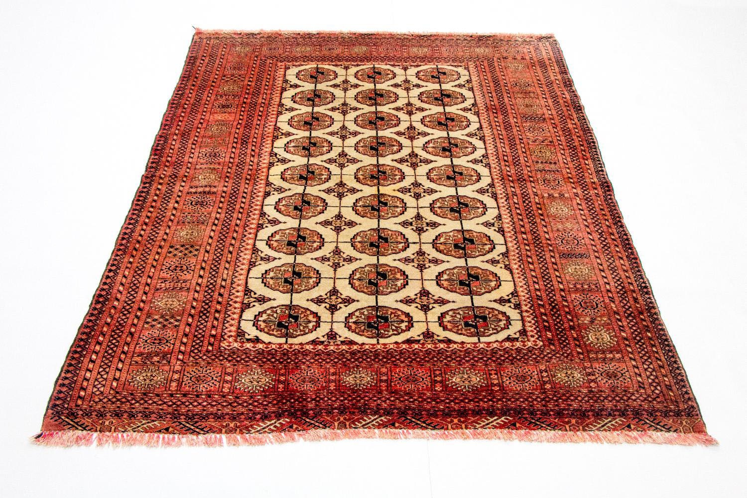 Image of morgenland Teppich »Buchara Teppich handgeknüpft beige«, rechteckig, 5 mm Höhe bei Ackermann Versand Schweiz