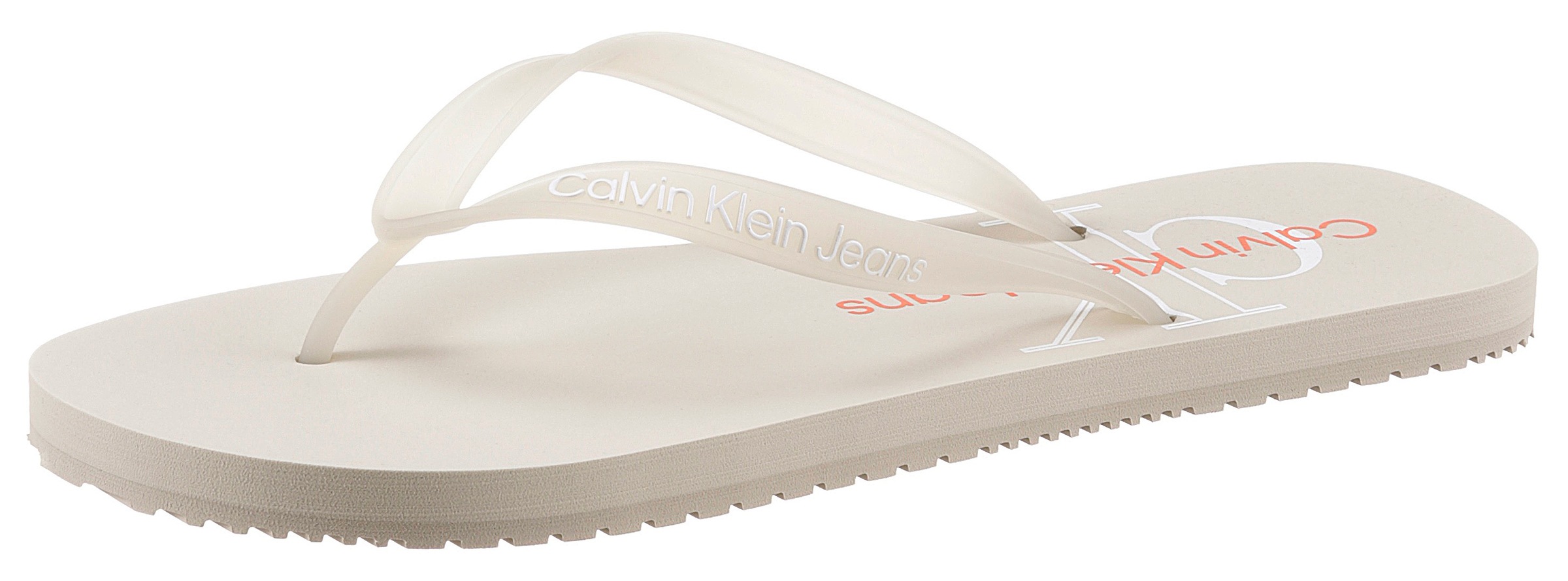 Image of Calvin Klein Jeans Zehentrenner, mit Print auf der Sohle bei Ackermann Versand Schweiz