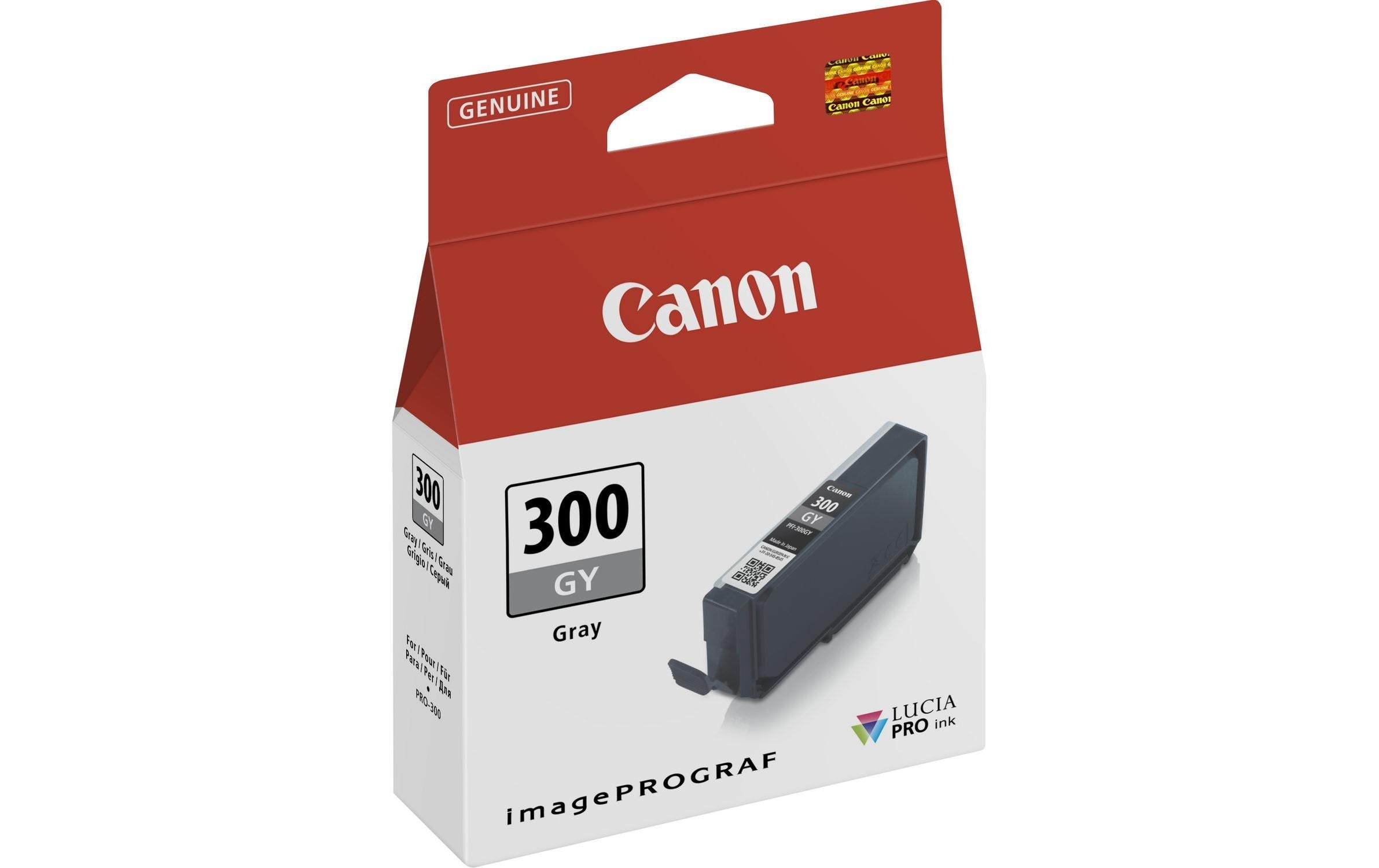 Canon Tintenpatrone »PFI-300GY / 4200C001 Grau«, (1 St.)