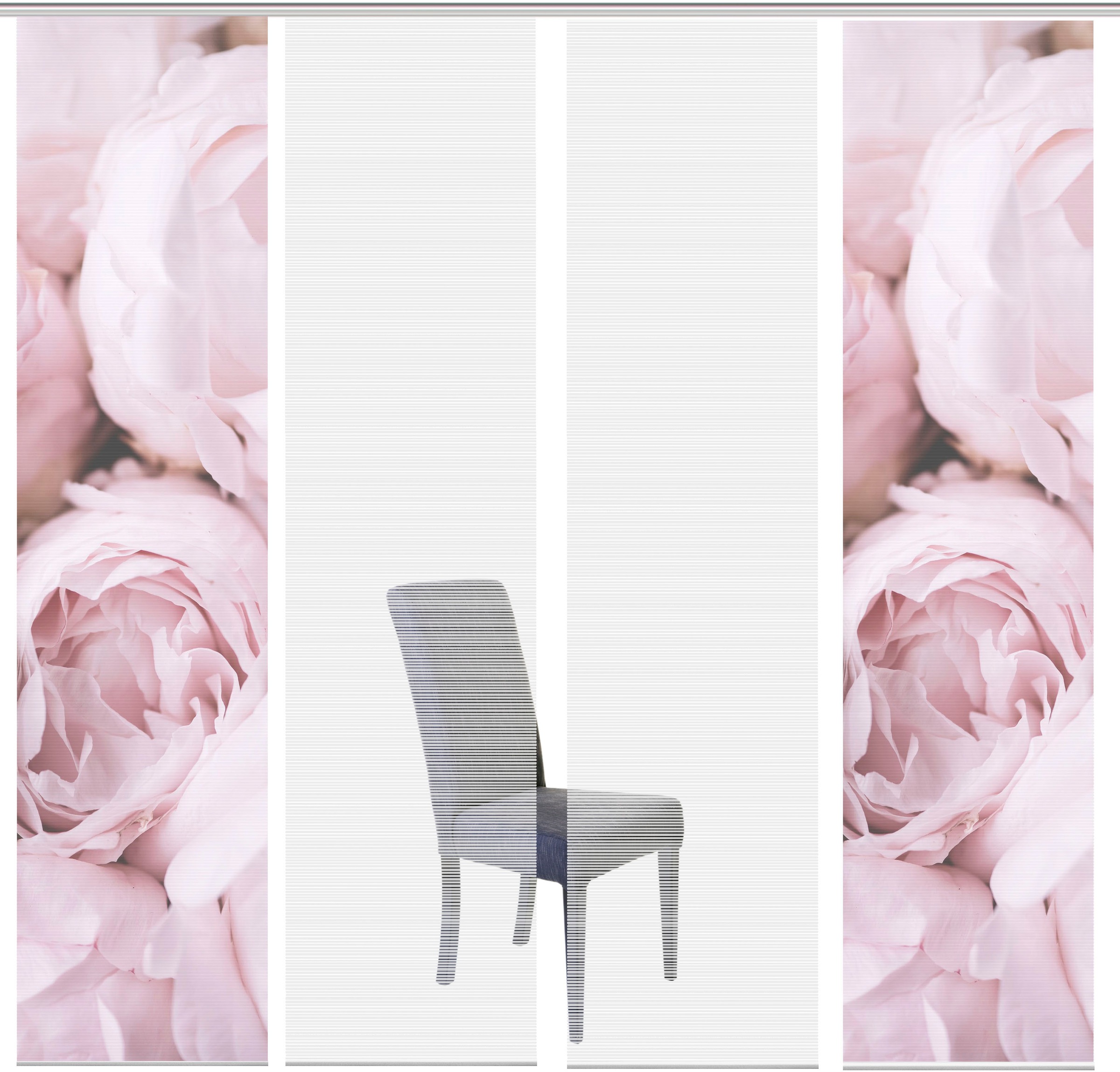 Image of Vision S Schiebegardine »ROSANA 4er SET«, (4 St.), Bambus-Optik, Digital bedruckt bei Ackermann Versand Schweiz