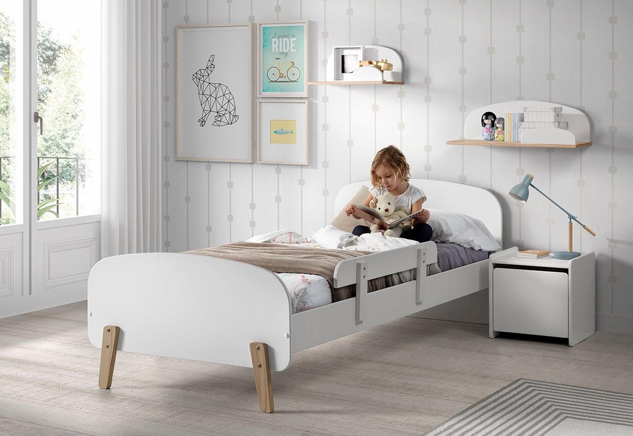 Vipack Console de nuit »Kiddy, mit 1 Drehtür, dahinter ein grosses Fach« B/H/T ca. 40x40x36cm, MDF lackiert, in verschiednen Farben erhältlich,  standfest gebaut, sie kann rechts oder links angestellt werden
