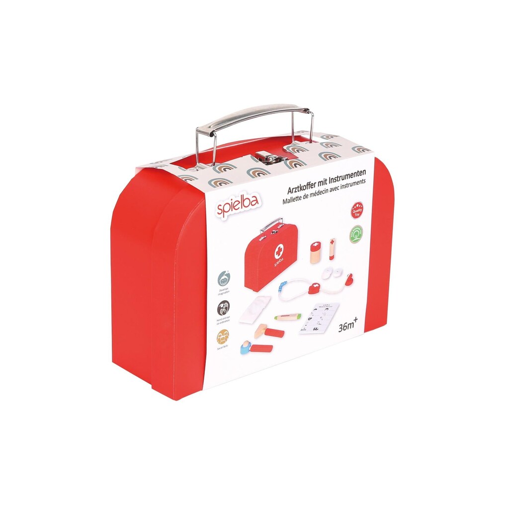 Spielba Spielzeug-Arztkoffer »Arztkoffer mit Instrumenten«