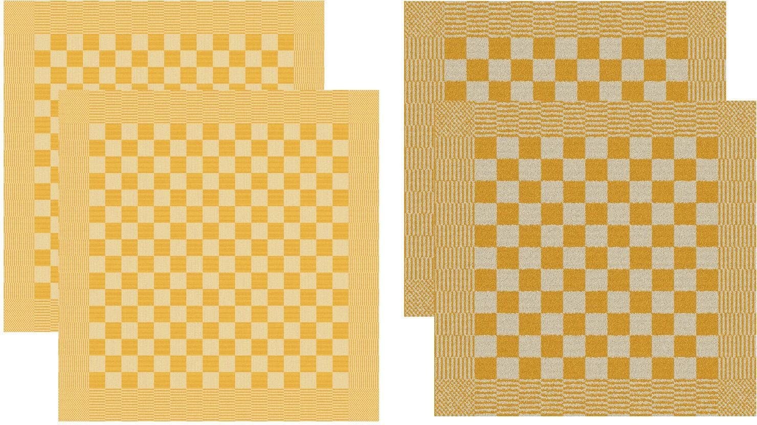 DDDDD Chiffon à vaisselle »Barbeque« Combiset: 2 Küchentücher & 2 Geschirrtücher