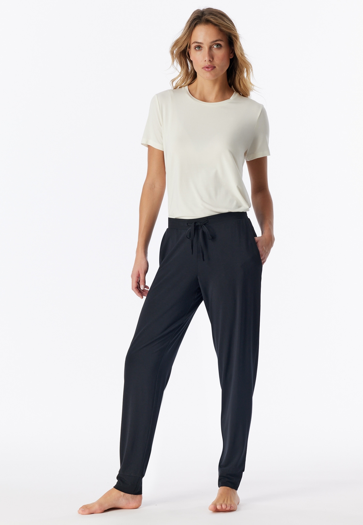 Image of Schiesser Pyjamahose "Mix + Relax" weiche Single-Jersey Qulität, Gummizug