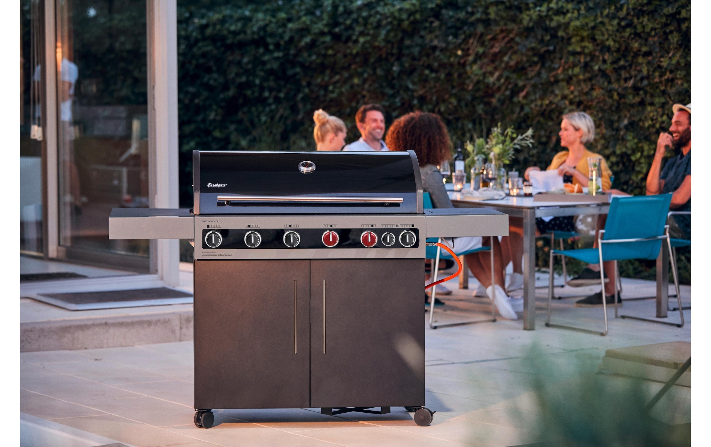 Enders® Gasgrill »Boston Black 6 KR Turbo«