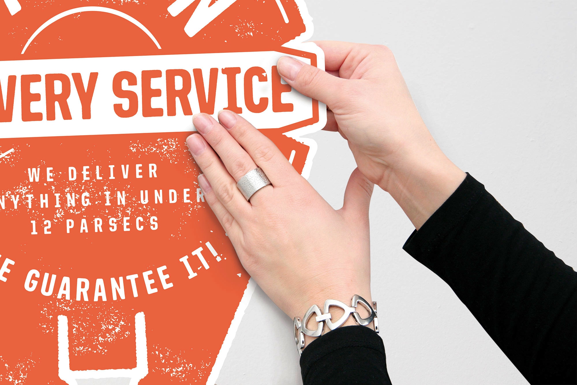 Komar Wandtattoo »Star Wars Delivery Service - Grösse 50 x 70 cm«, (1 St.), selbstklebend, Wandsticker, Kinderzimmer