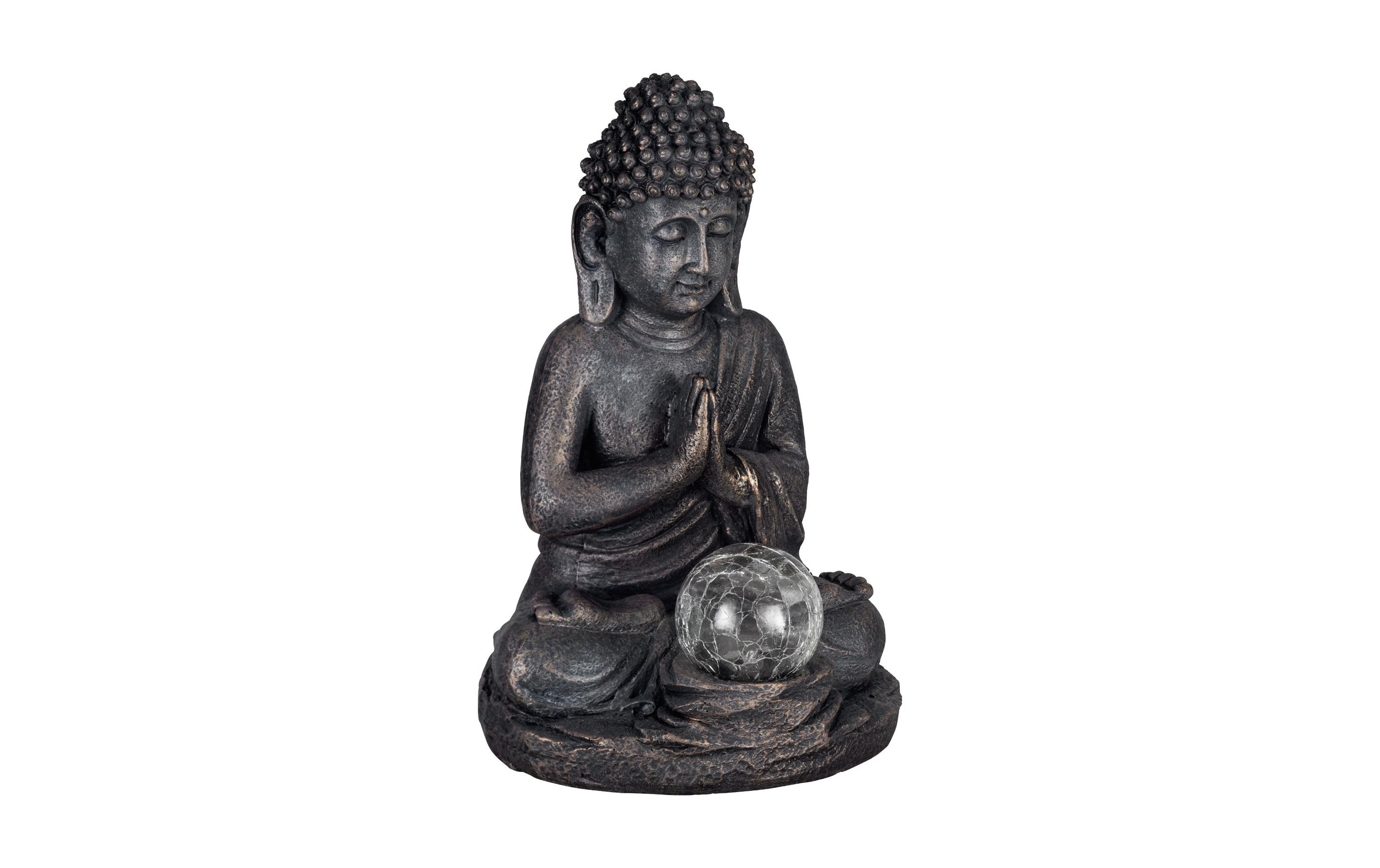 Image of EGLO LED Gartenleuchte "Buddha grau" Warmweiss