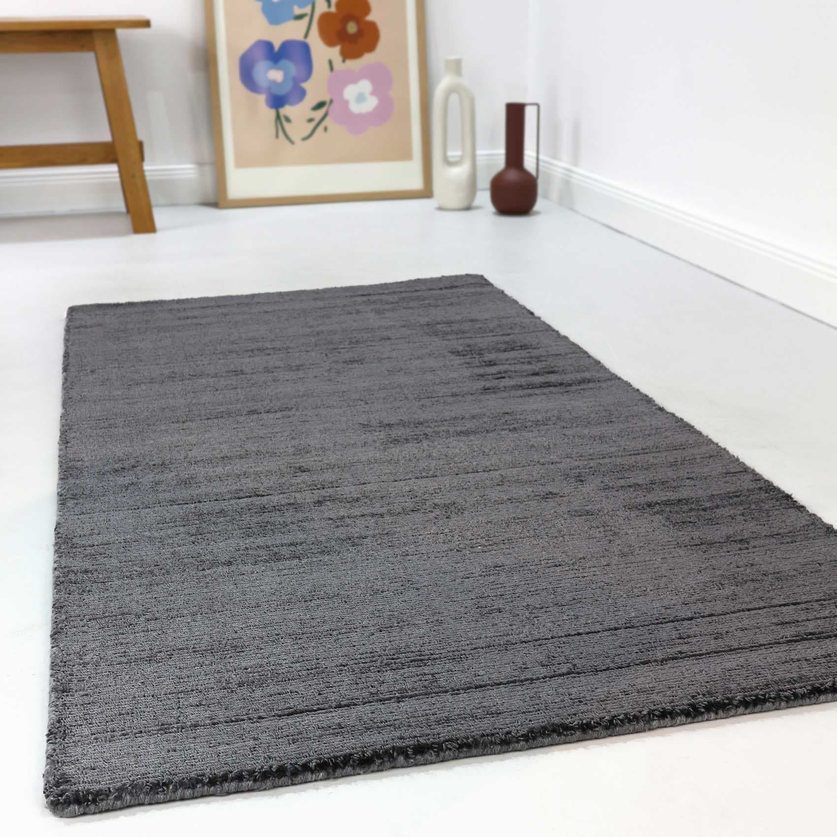 Esprit Teppich »Gil, ESP-39954, auch als Läufer erhältlich«, rechteckig, 8 mm Höhe, handgewebt, seidig glänzend, schimmernde Farbbrillianz, Melangeeffekt