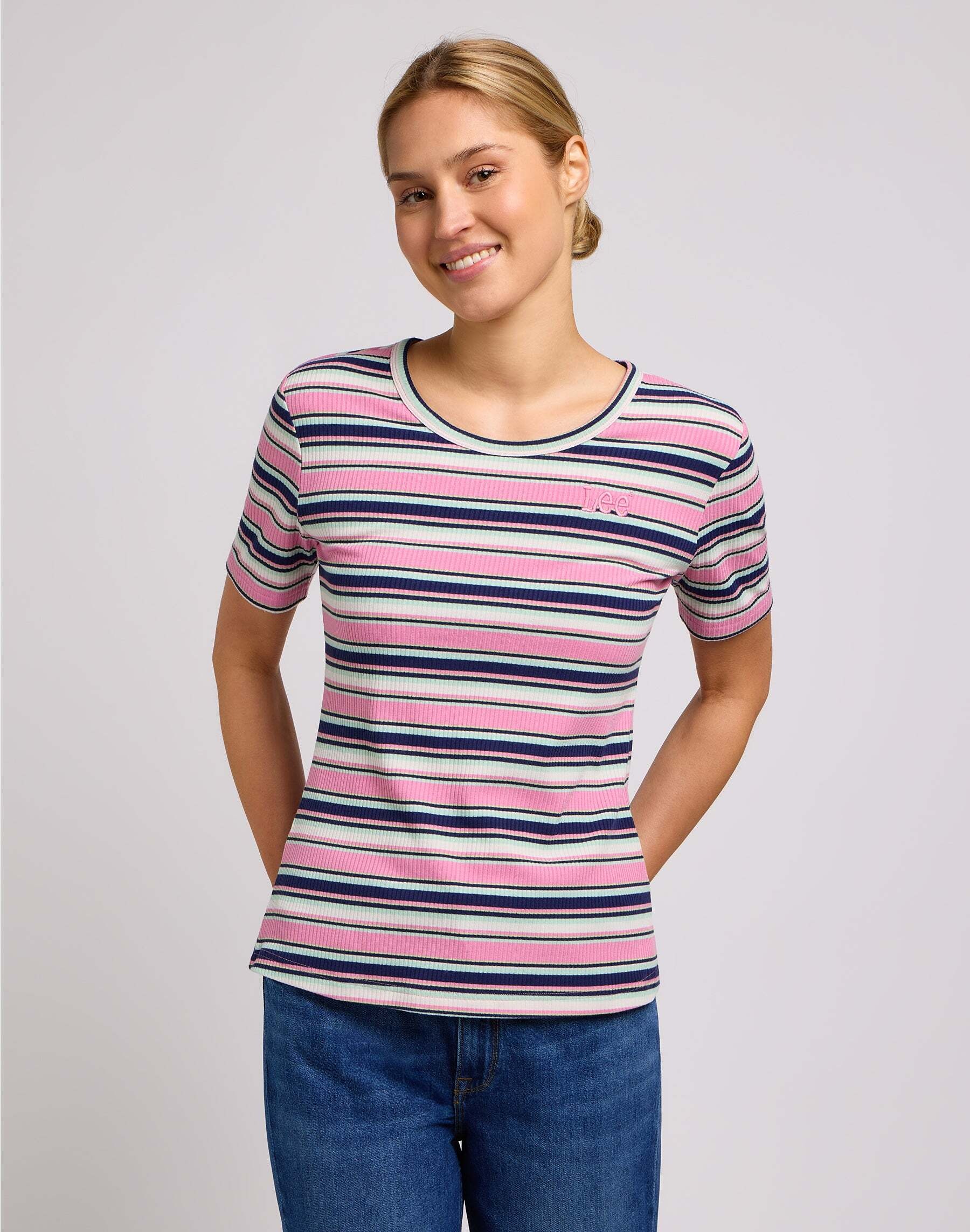 Lee® T-Shirt »LEE T-Shirts Elbow Sleeve Top«