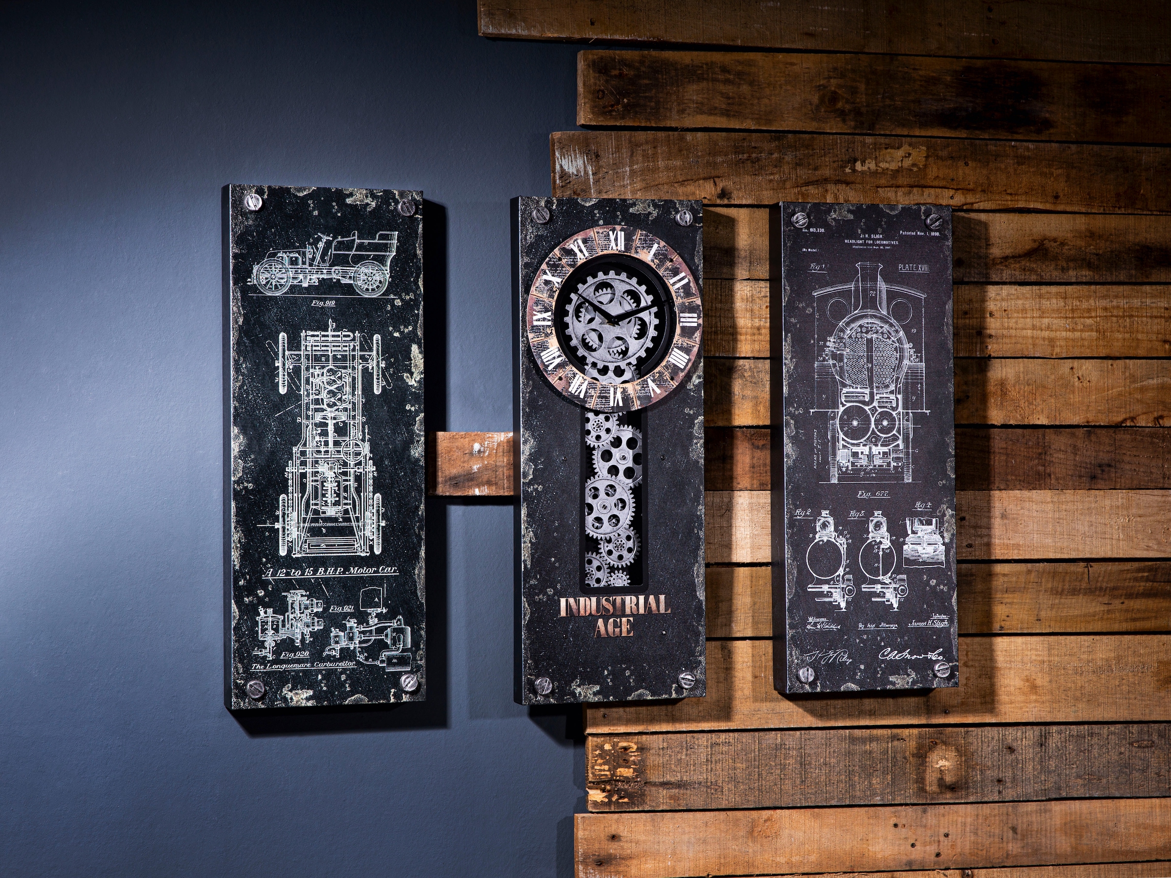 Image of Casablanca by Gilde Wanduhr "Wanduhr Steampunk 3-Set"