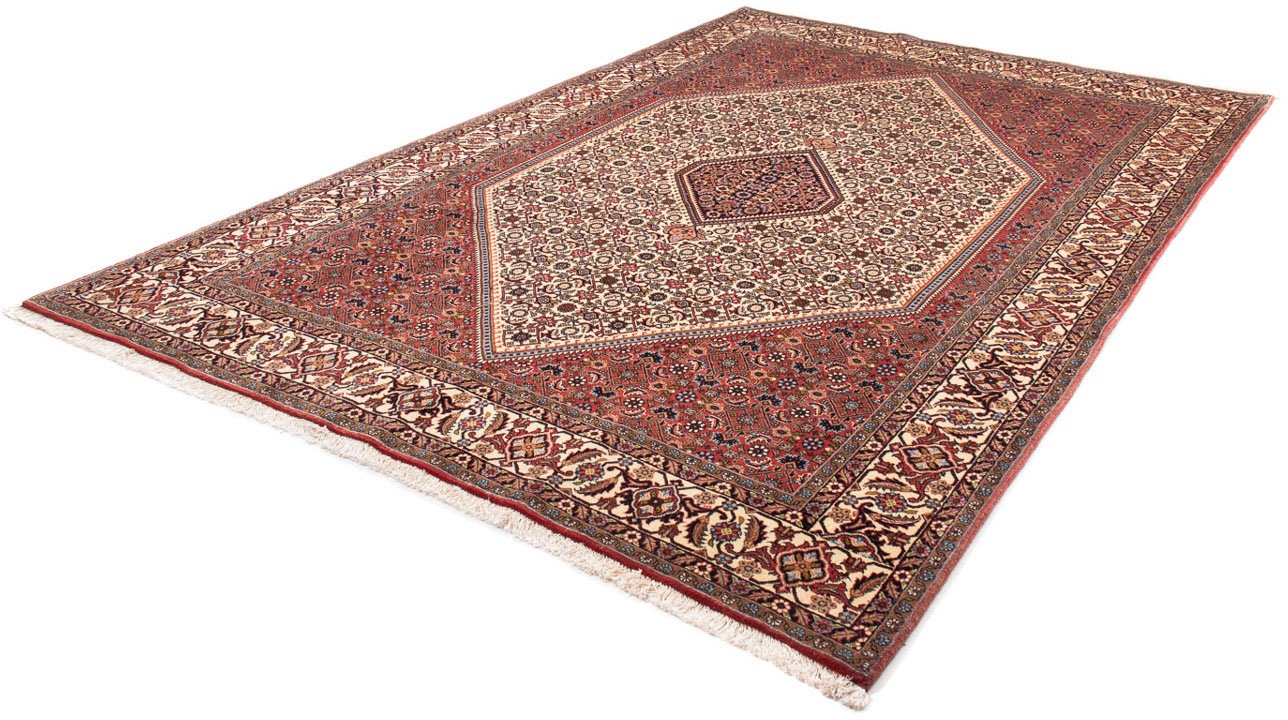 Image of morgenland Orientteppich »Perser - Bidjar - 294 x 197 cm - beige«, rechteckig, 15 mm Höhe, Wohnzimmer, Handgeknüpft, Einzelstück mit Zertifikat bei Ackermann Versand Schweiz