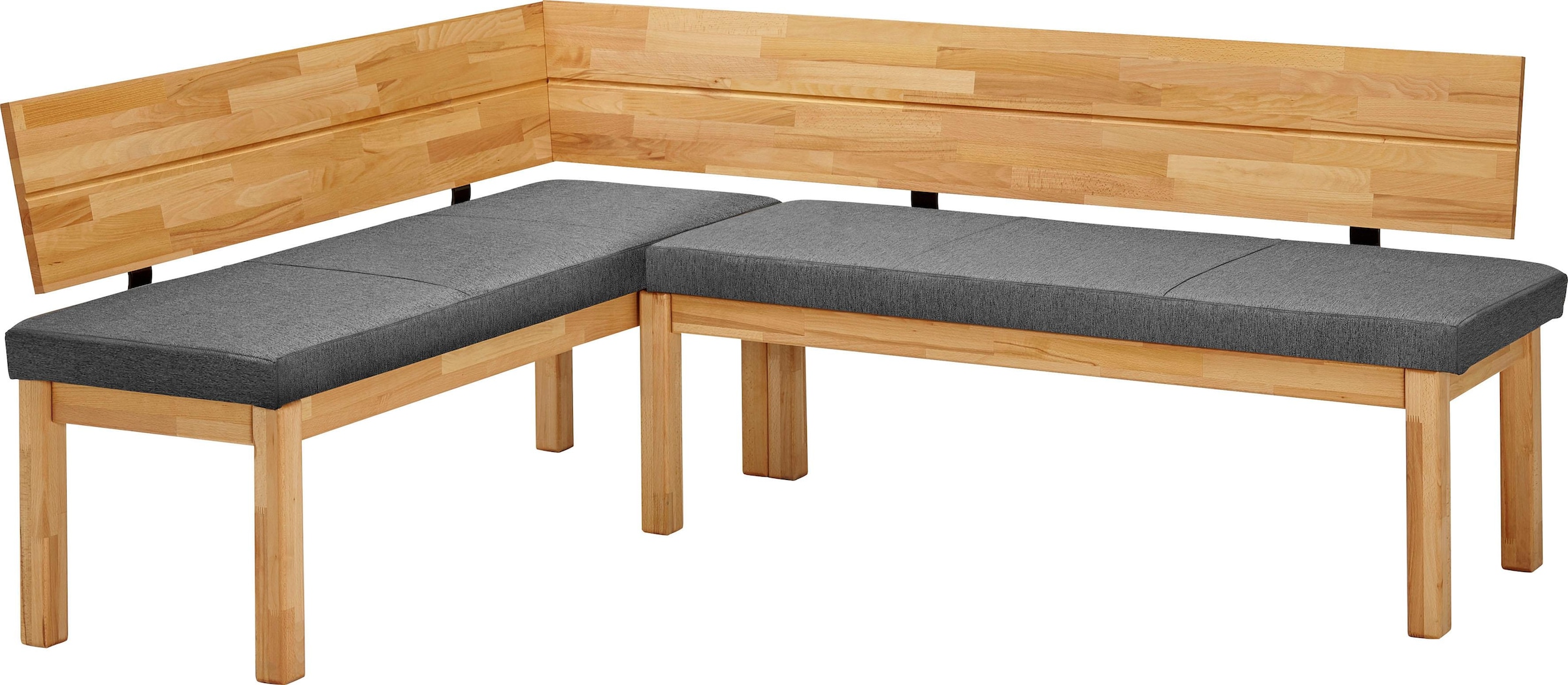 massivline&more Banc d'angle »Roberto« Bois massif