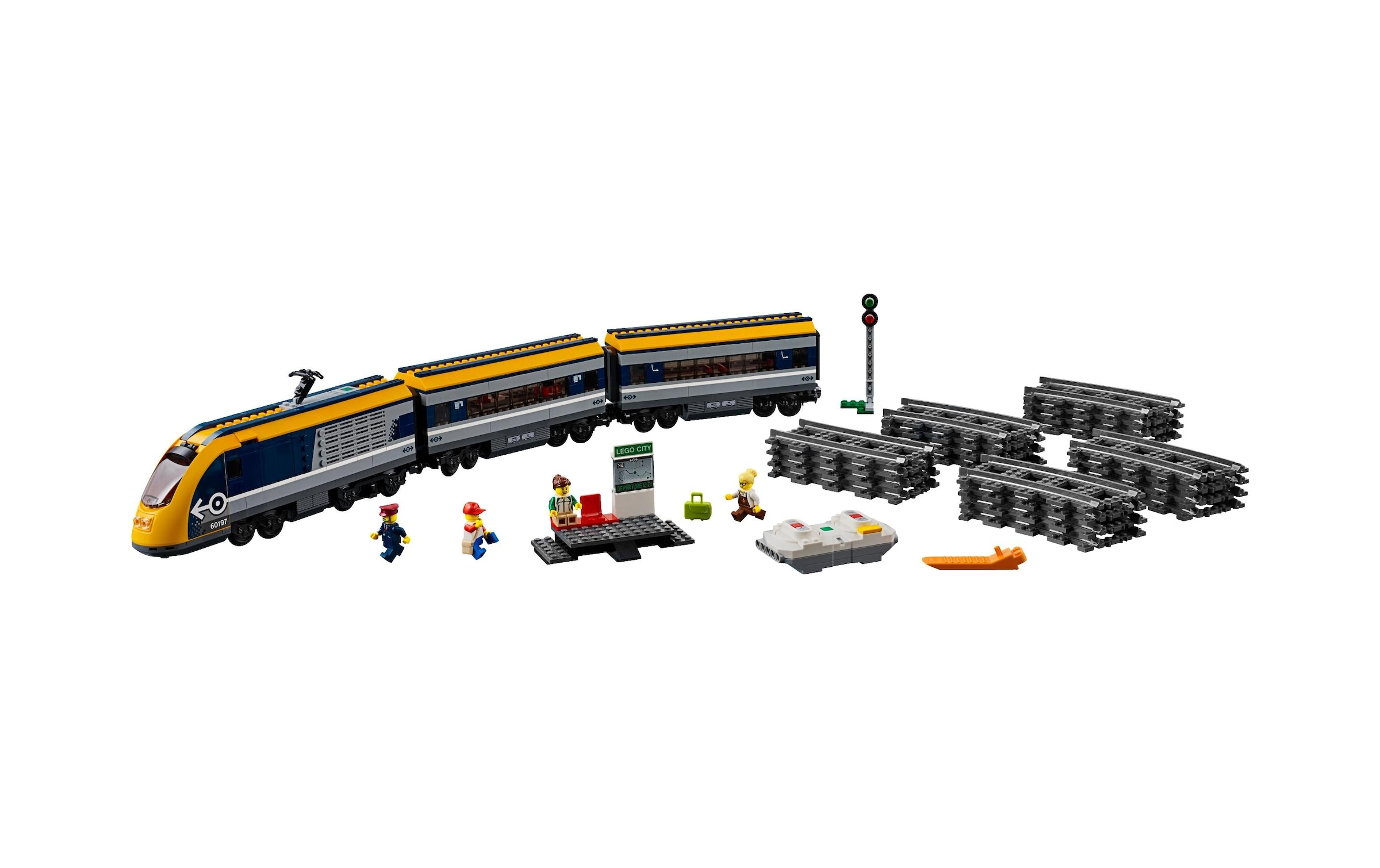 LEGO® Spielbausteine »City Personenzug 60197«, (677 St.)