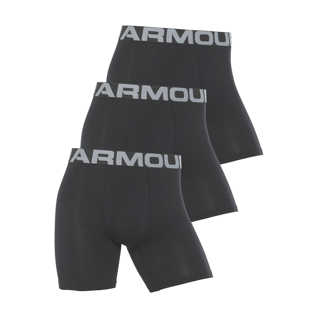 Under Armour® Boxershorts »CHARGED COTTON 6 in 1 PACK«, (Packung, 3 St., 3er-Pack)