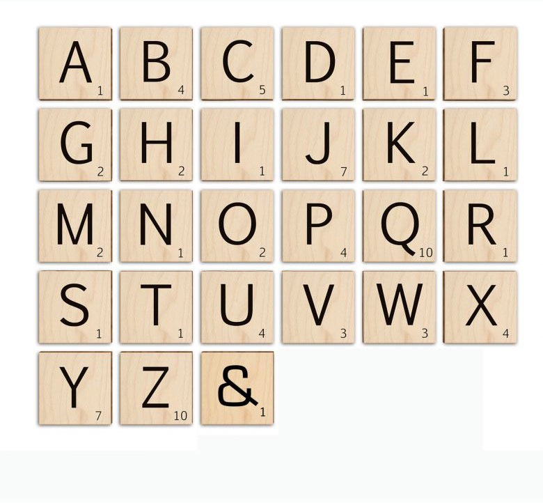 Image of Wall-Art Holzbild »Scrabble Deko Buchstaben 15cm«, T, (1 St.) bei Ackermann Versand Schweiz