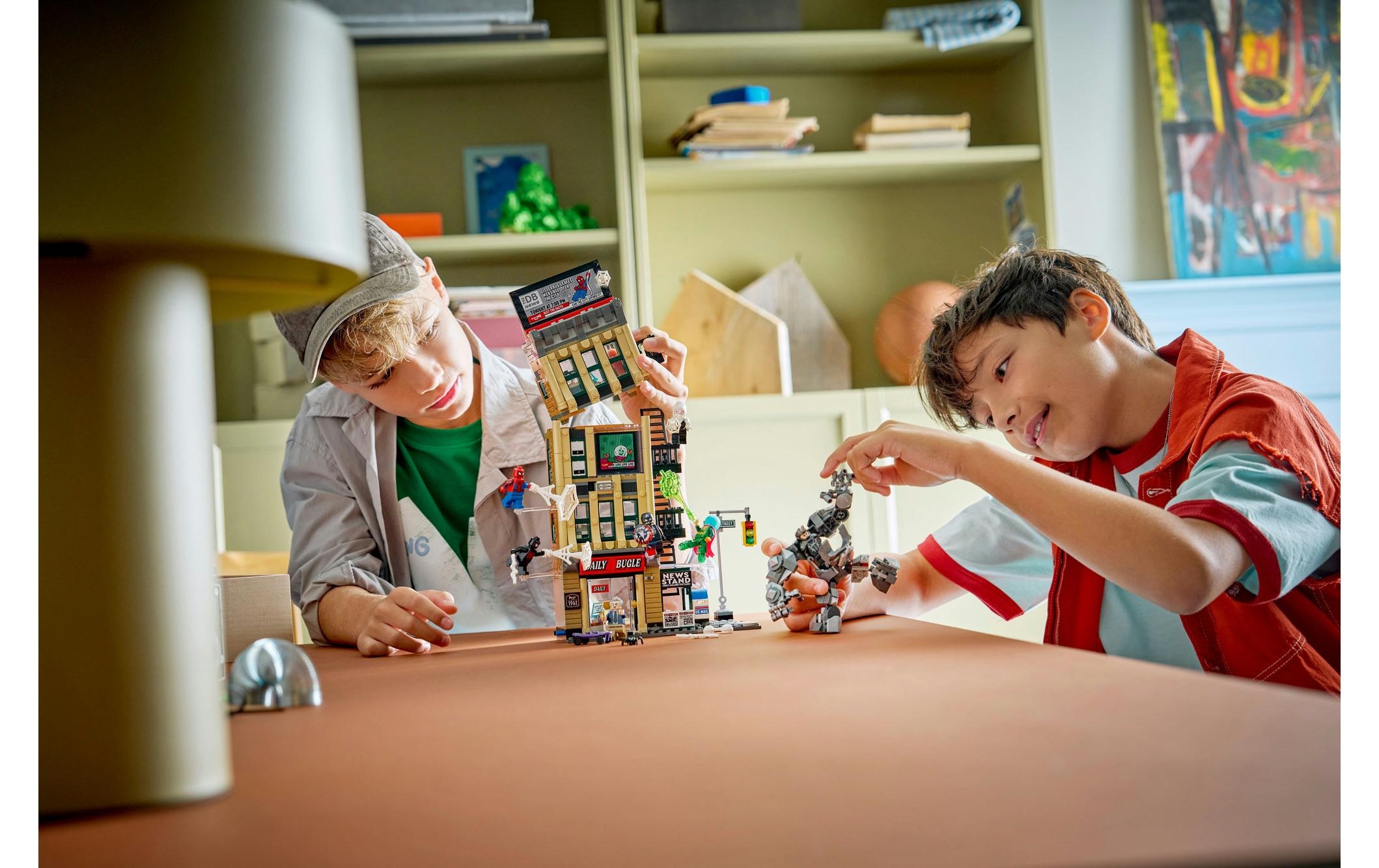 LEGO® Konstruktionsspielsteine »Marvel Spider-Man vs. Mysterio: Daily Bugle«