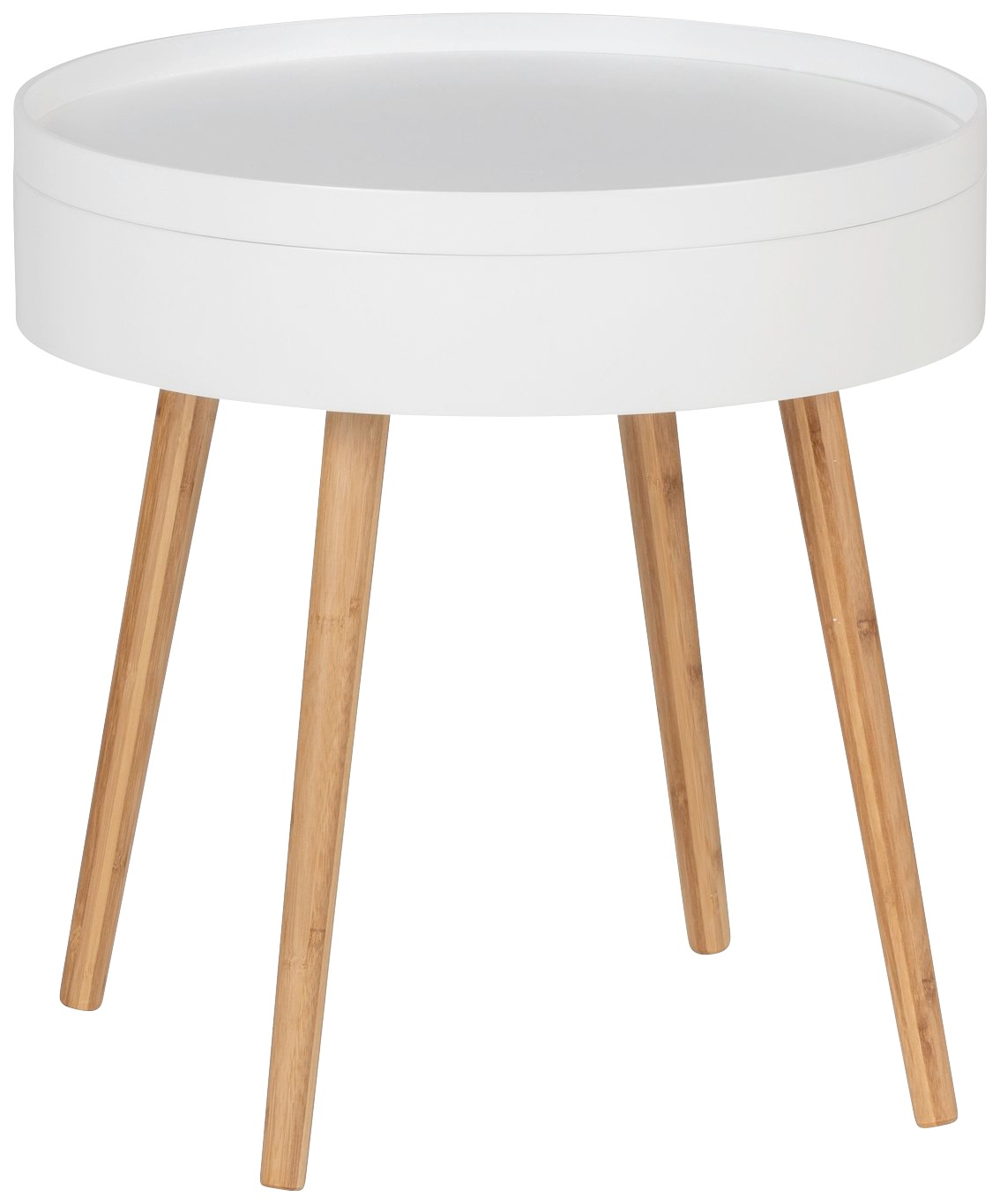 Image of WENKO Beistelltisch »Finja«, ØxH: 50x52 cm, aus Bambus bei Ackermann Versand Schweiz