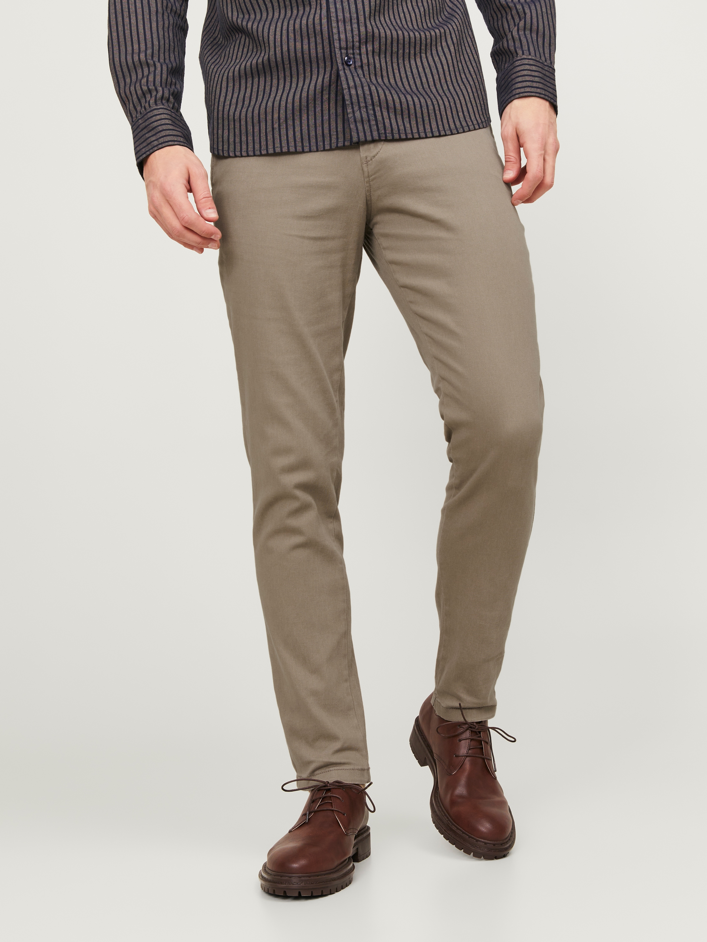 Jack & Jones Chinos »JPSTMARCO mit schmalem Bein und pflegeleichtem Stoff«  washed, modisch, schmal, Baumwollmischung