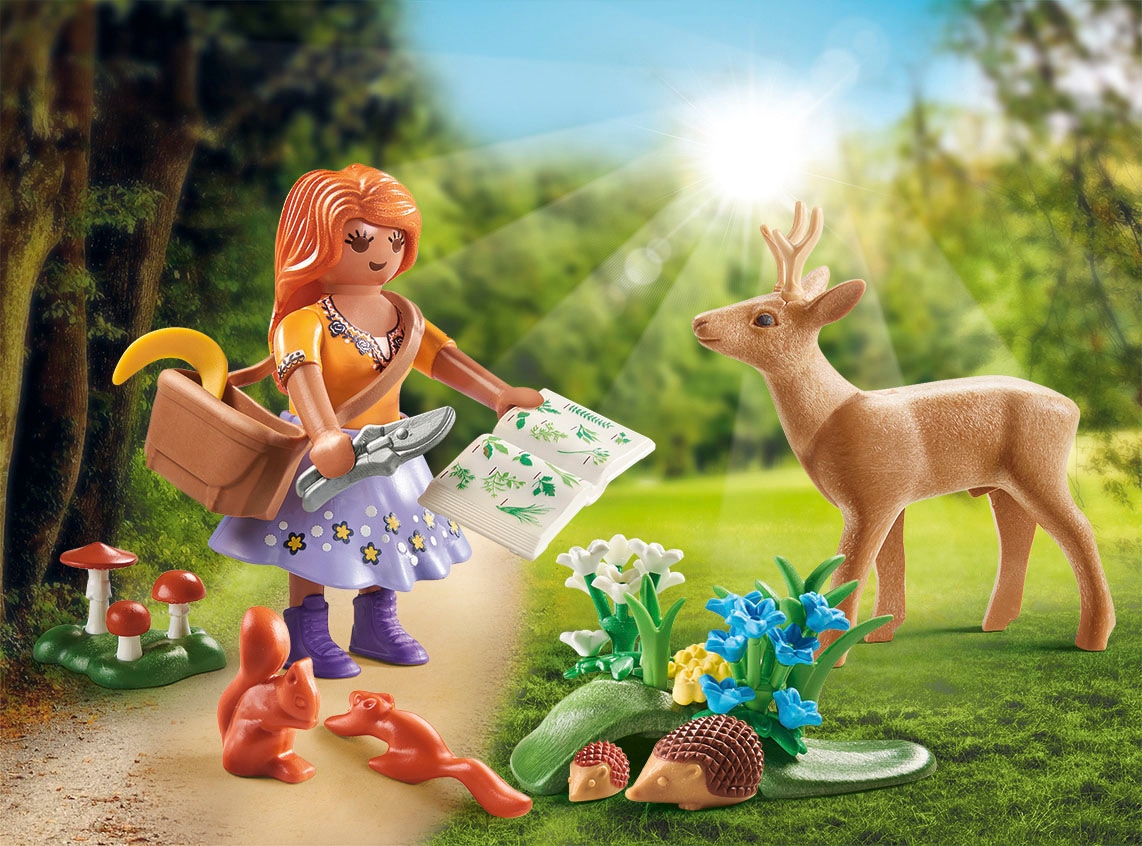Playmobil® Konstruktions-Spielset »Kräutersammlerin (71188), Family Fun«, (40 St.), Made in Europe