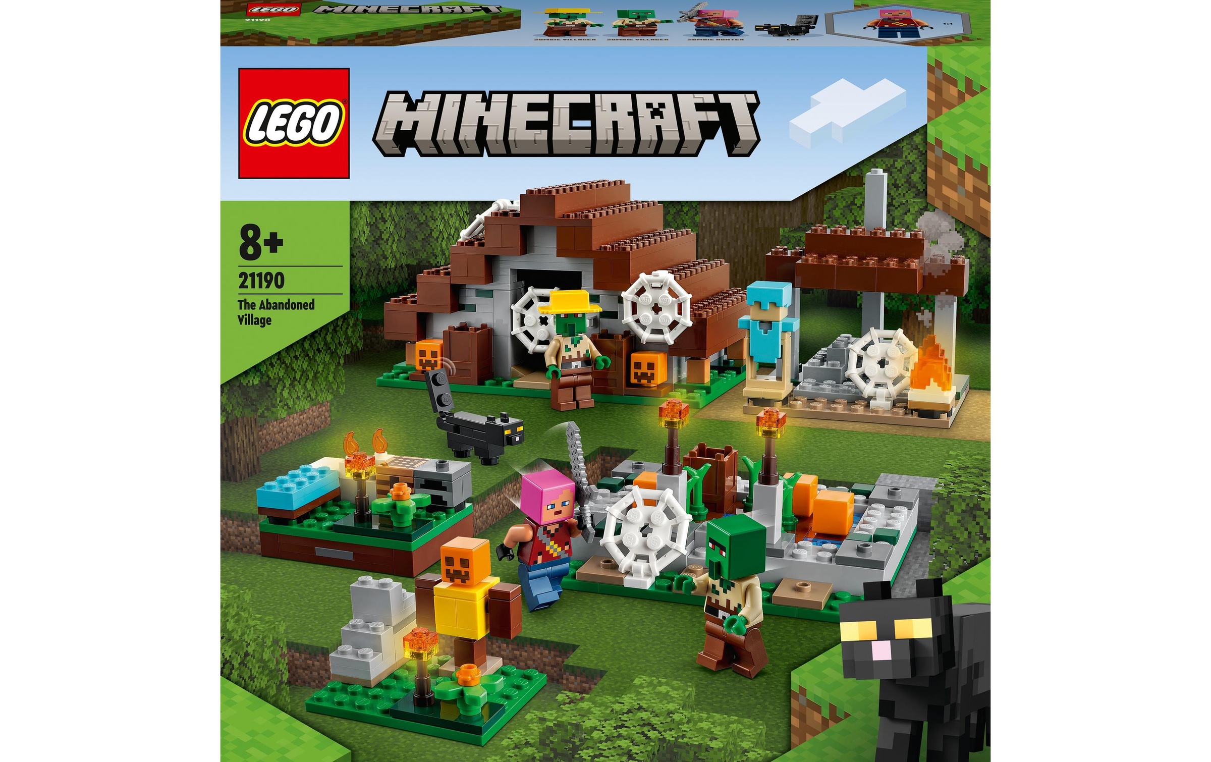LEGO® Konstruktionsspielsteine »Das verlassene Dorf«, (422 St.)