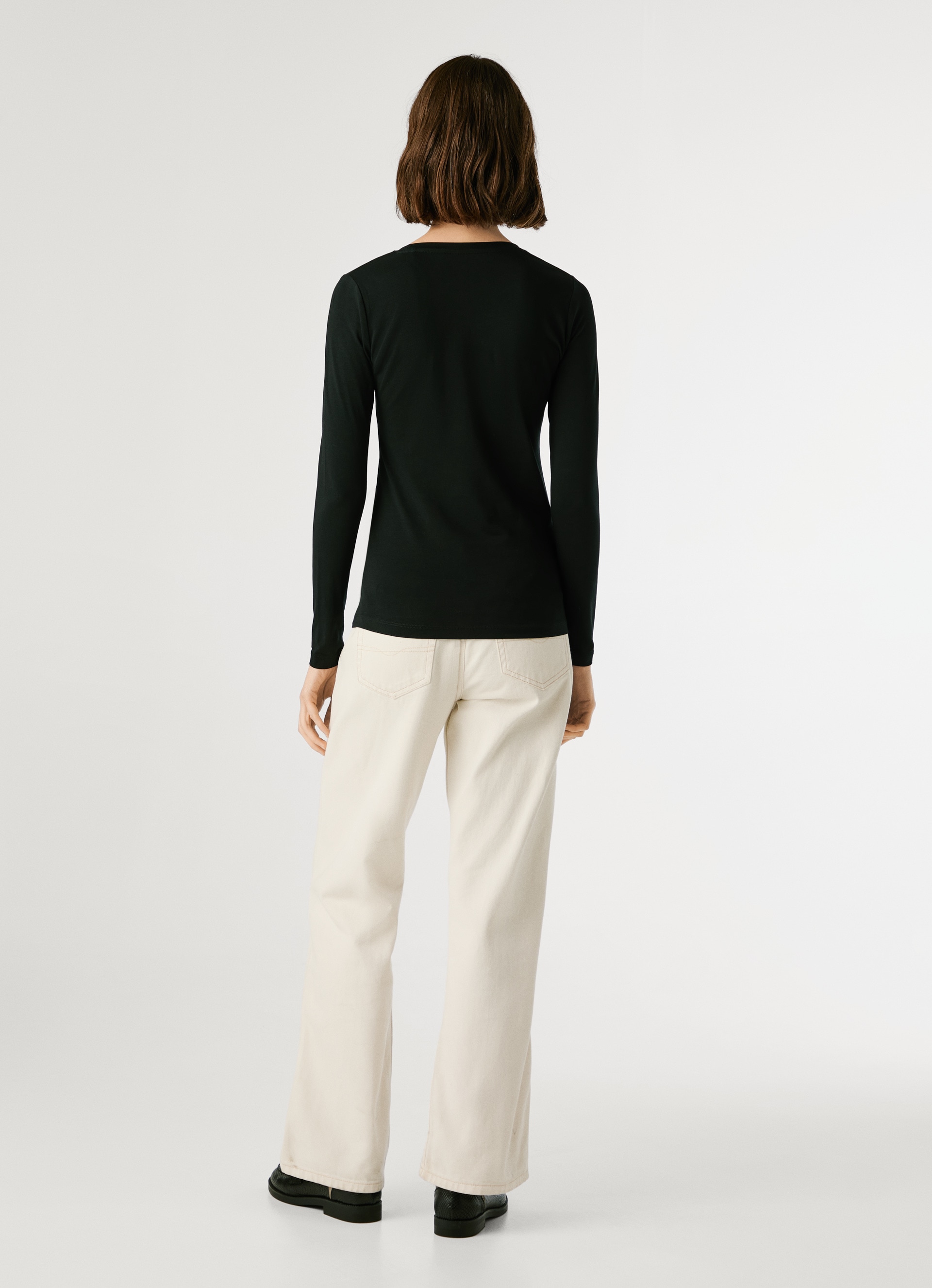 Pepe Jeans T-shirt à manches longues »NEW VIRGINA L/S«, mit Logo-Print
