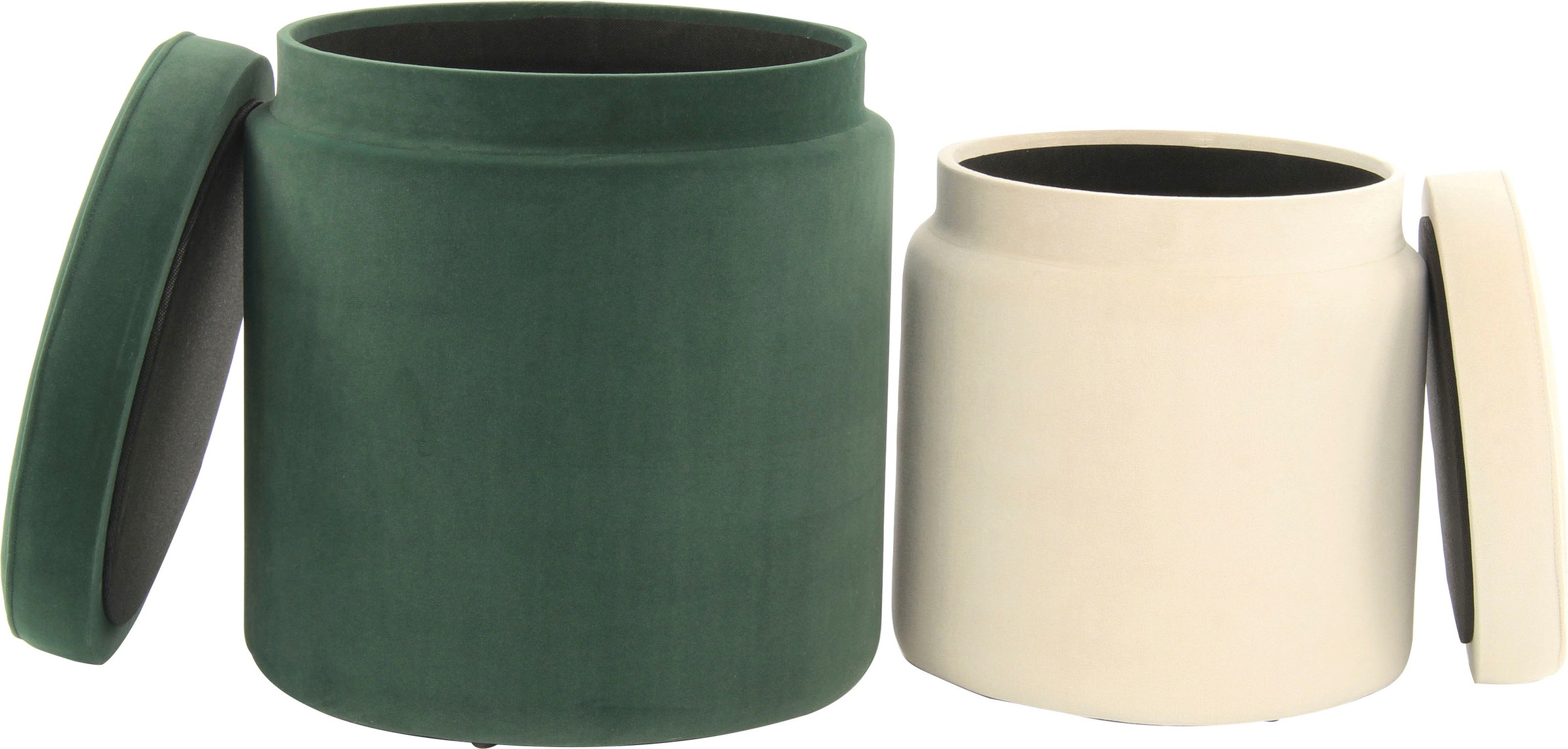 Image of Kayoom Stauraumhocker »Hocker Zora 225«, (2 St.), Stauraum im Inneren dank abnehmbarer Sitzfläche bei Ackermann Versand Schweiz