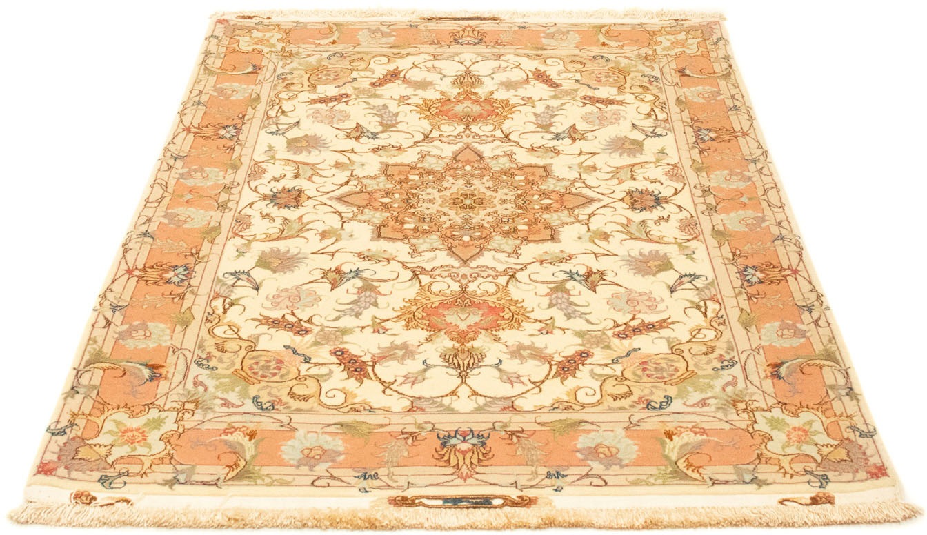 Image of morgenland Orientteppich »Perser - Täbriz - Royal - 150 x 104 cm - beige«, rechteckig, 7 mm Höhe, Wohnzimmer, Handgeknüpft, Einzelstück mit Zertifikat bei Ackermann Versand Schweiz