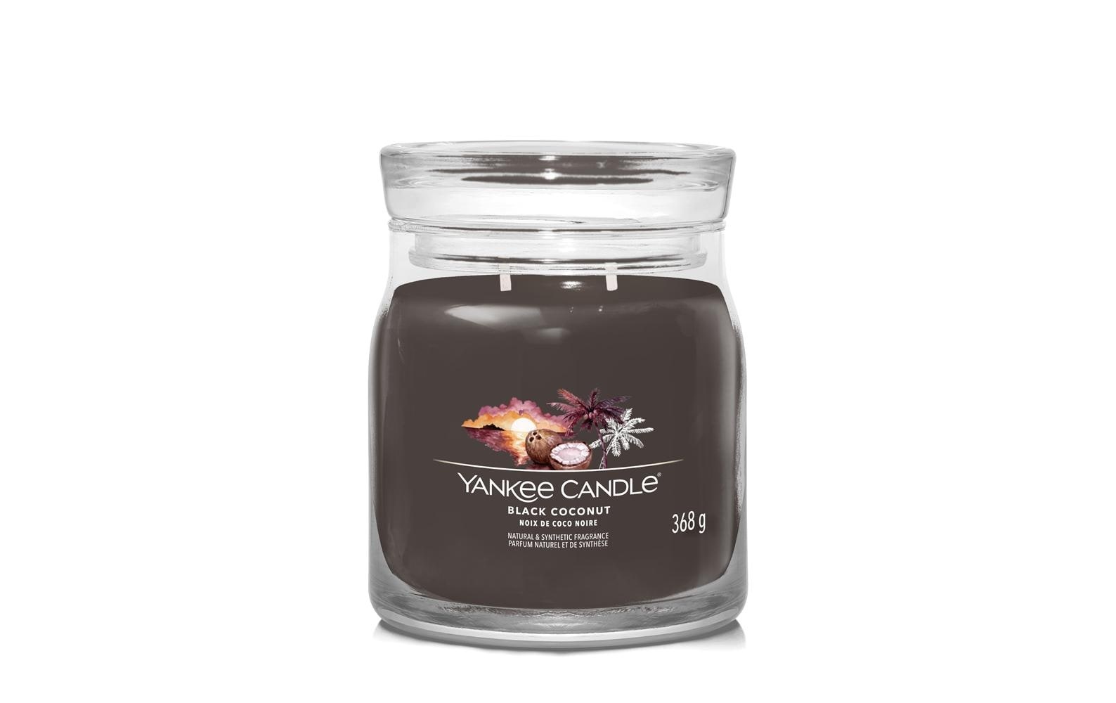 Image of Yankee Candle Duftkerze "Black Coconut Signature Medium Jar"