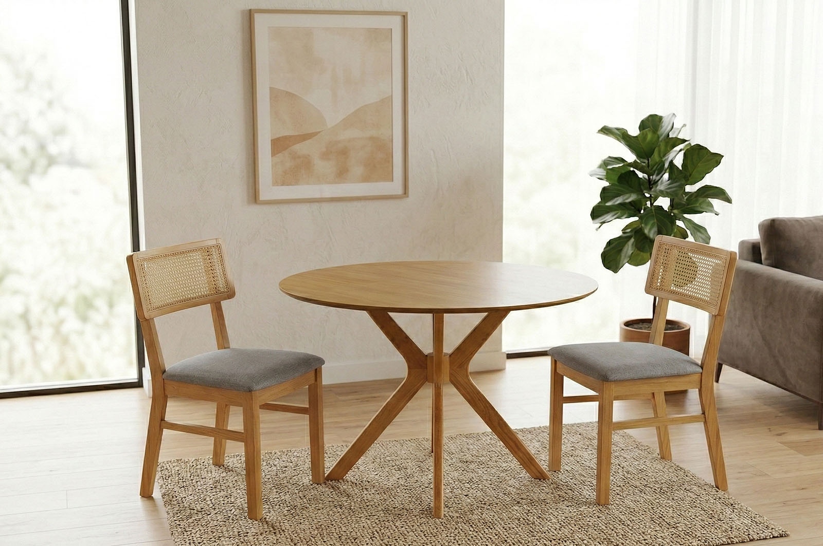 Jahnke Esszimmerstuhl »VIENNA SIT DUO« () Esszimmerstuhl (2er Set), Massivholz, gepolstert, bis 110 kg belastbar