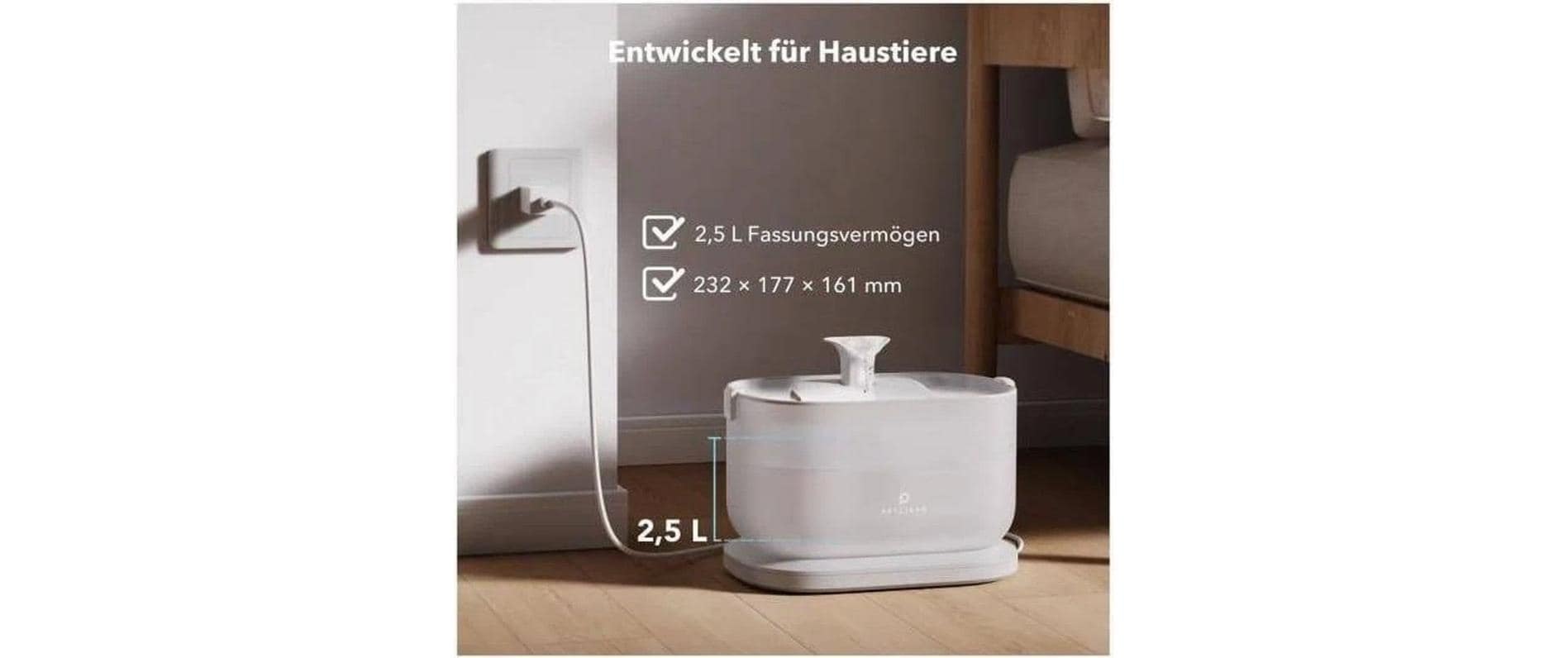   Trinkbrunnen »Petlibro« Trinkbrunnen für Katzen und Hunde