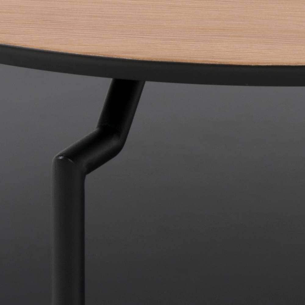 ACTONA GROUP Couchtisch »Goldington Beistelltisch, Kaffetisch« Sofatisch, rund, dekorativem Rahmen, 1 Ablage, T: 80 cm