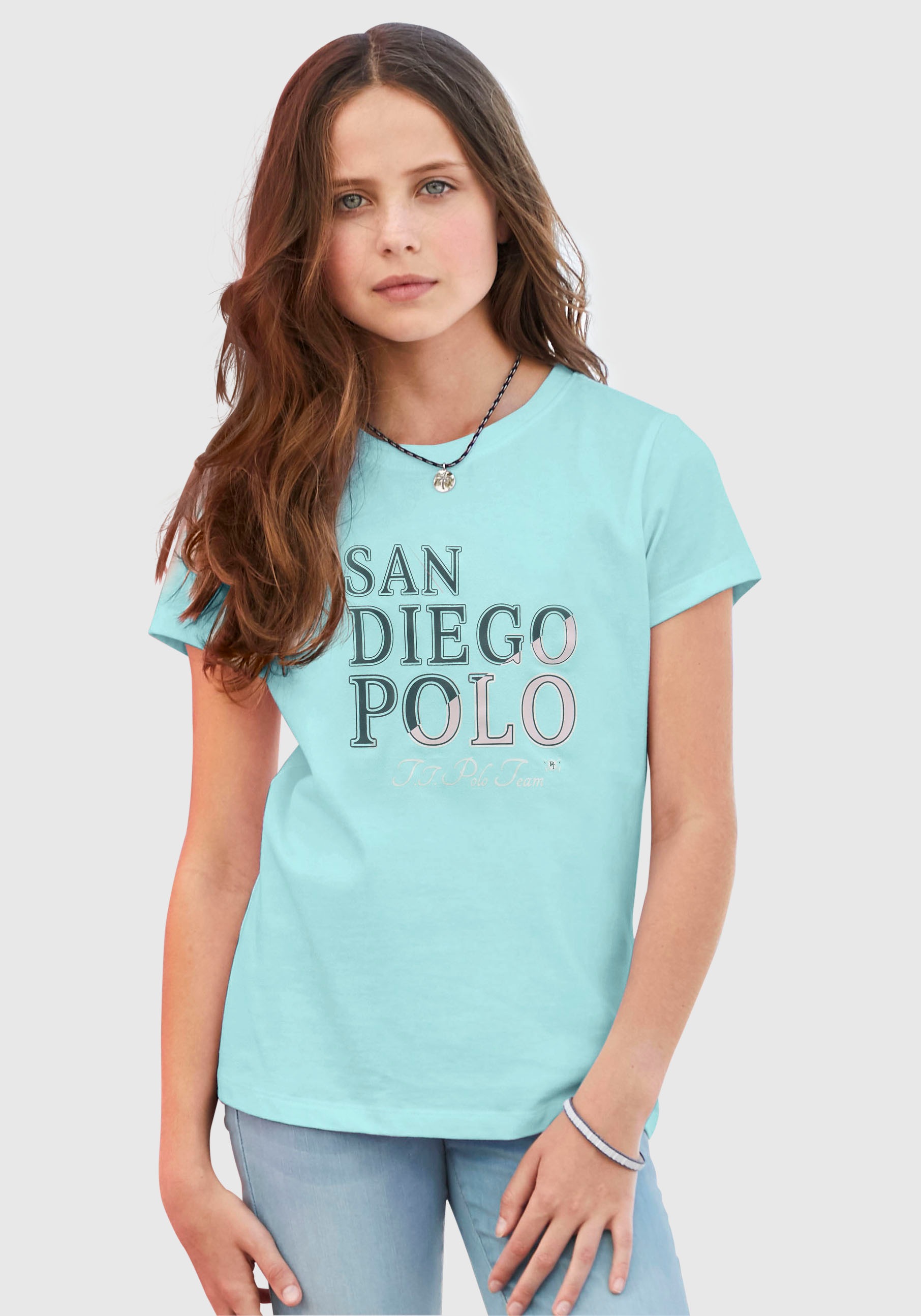 Image of TOM TAILOR Polo Team T-Shirt, mit coolem Druck bei Ackermann Versand Schweiz