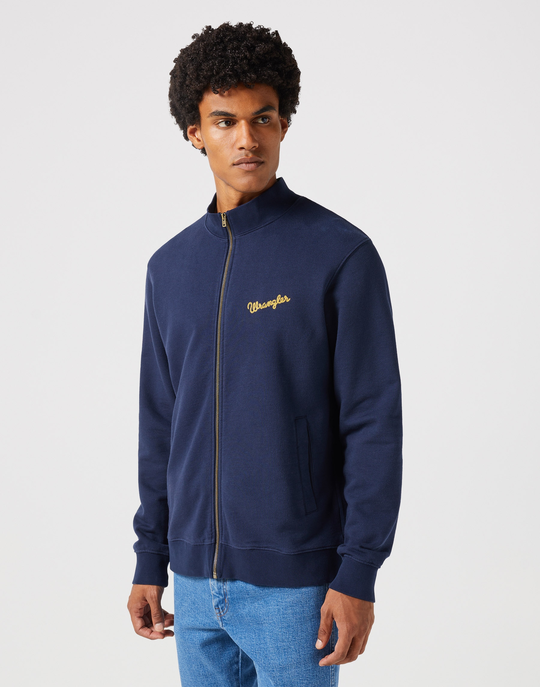 Wrangler Sweatjacke »FUNNEL NECK ZIP«