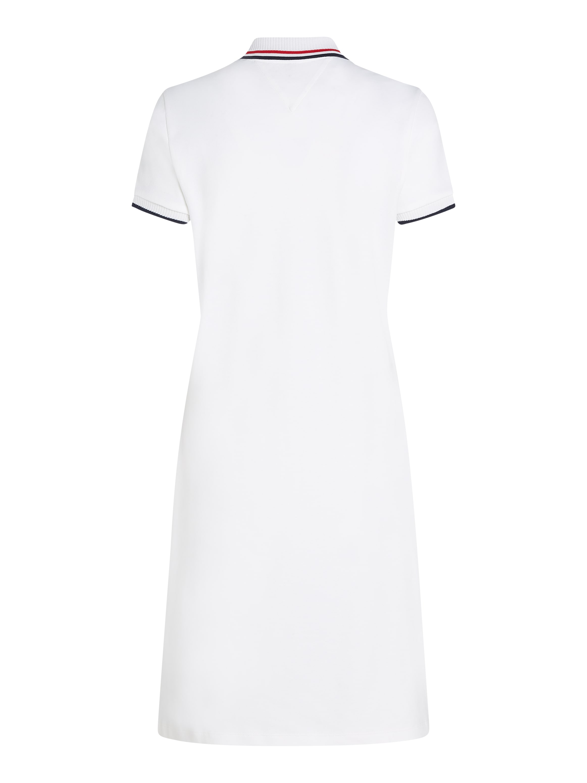 Tommy Hilfiger Polokleid »SPORTY FEMININE REG POLO DRESS« mit Kontrast-Streifen, Logostickerei