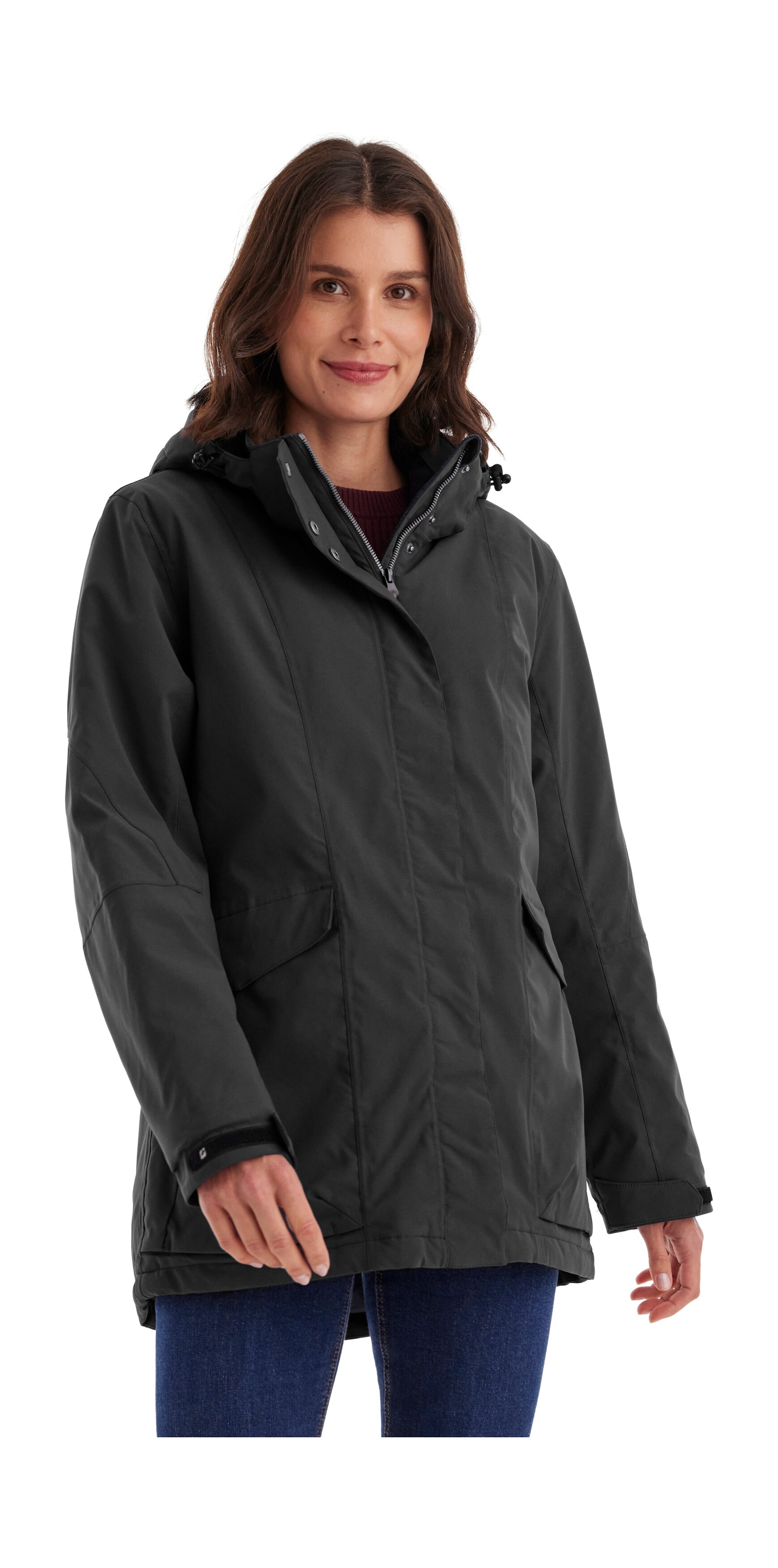 Killtec Veste fonctionnelle »Damen Jacke« Wasserdichte, atmungsaktive Damenjacke mit abnehmbarer Kapuze