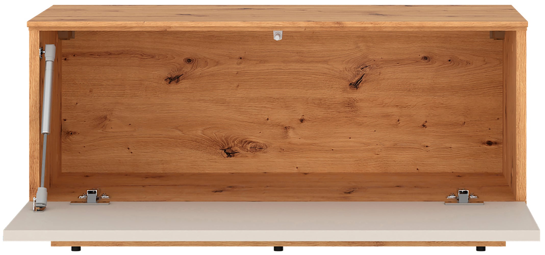 GOODproduct Lowboard »kompakt, mit überraschend viel Stauraum, 1 Klappe« hängend oder stehend, grifflos, modern, Breite 80cm