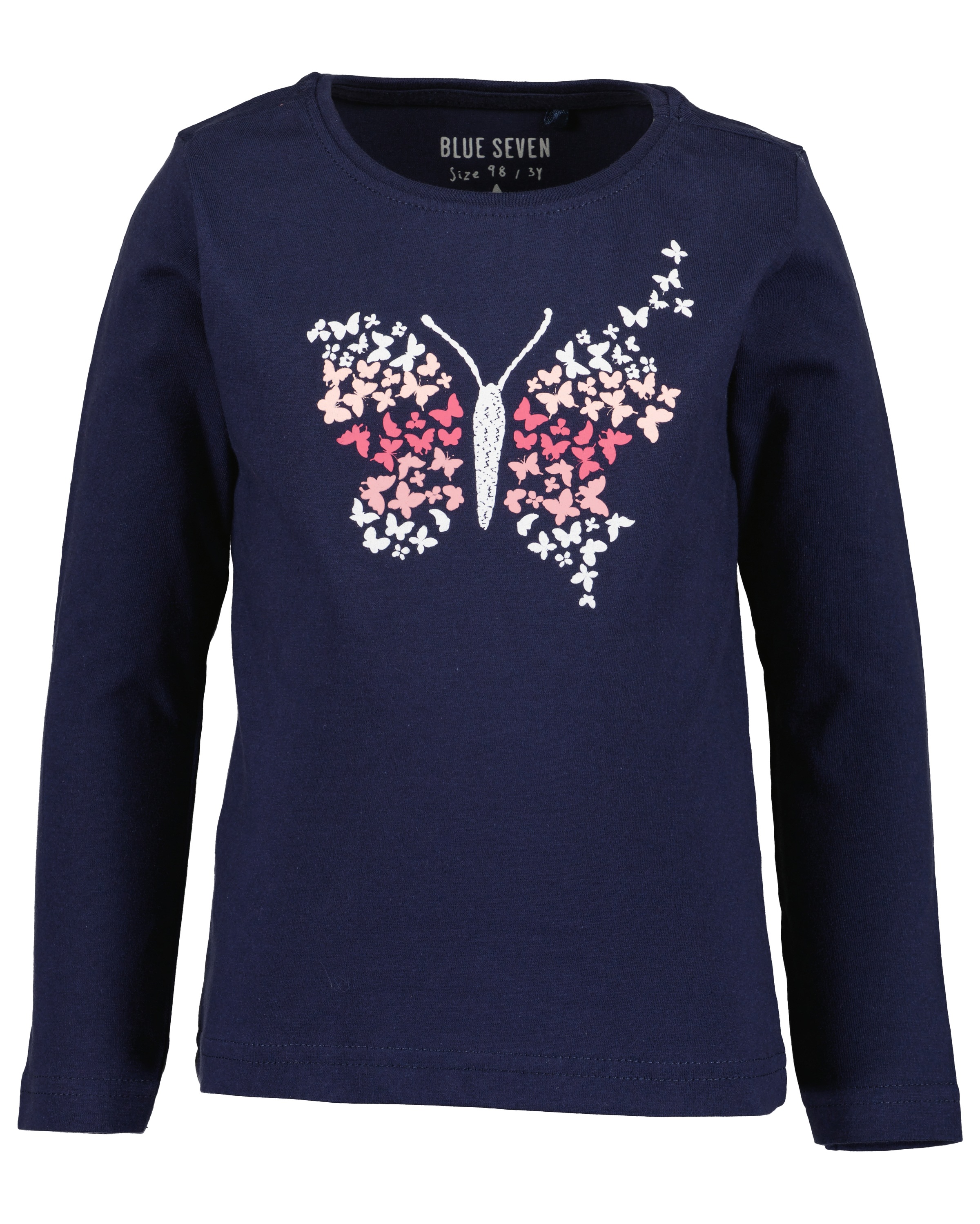 Blue Seven Langarmshirt, (Packung, 2 tlg.), mit tollen Frontmotiven