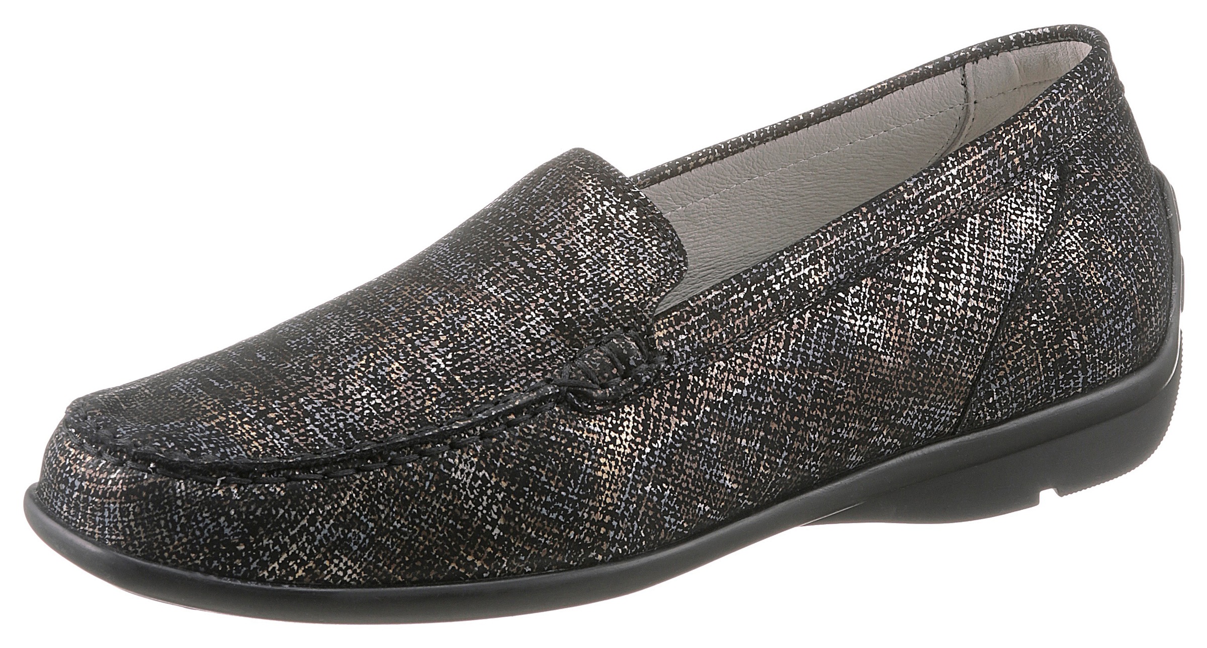 Image of Waldläufer Slipper »HARRIET«, in Metallic-Optik, H-Weite bei Ackermann Versand Schweiz