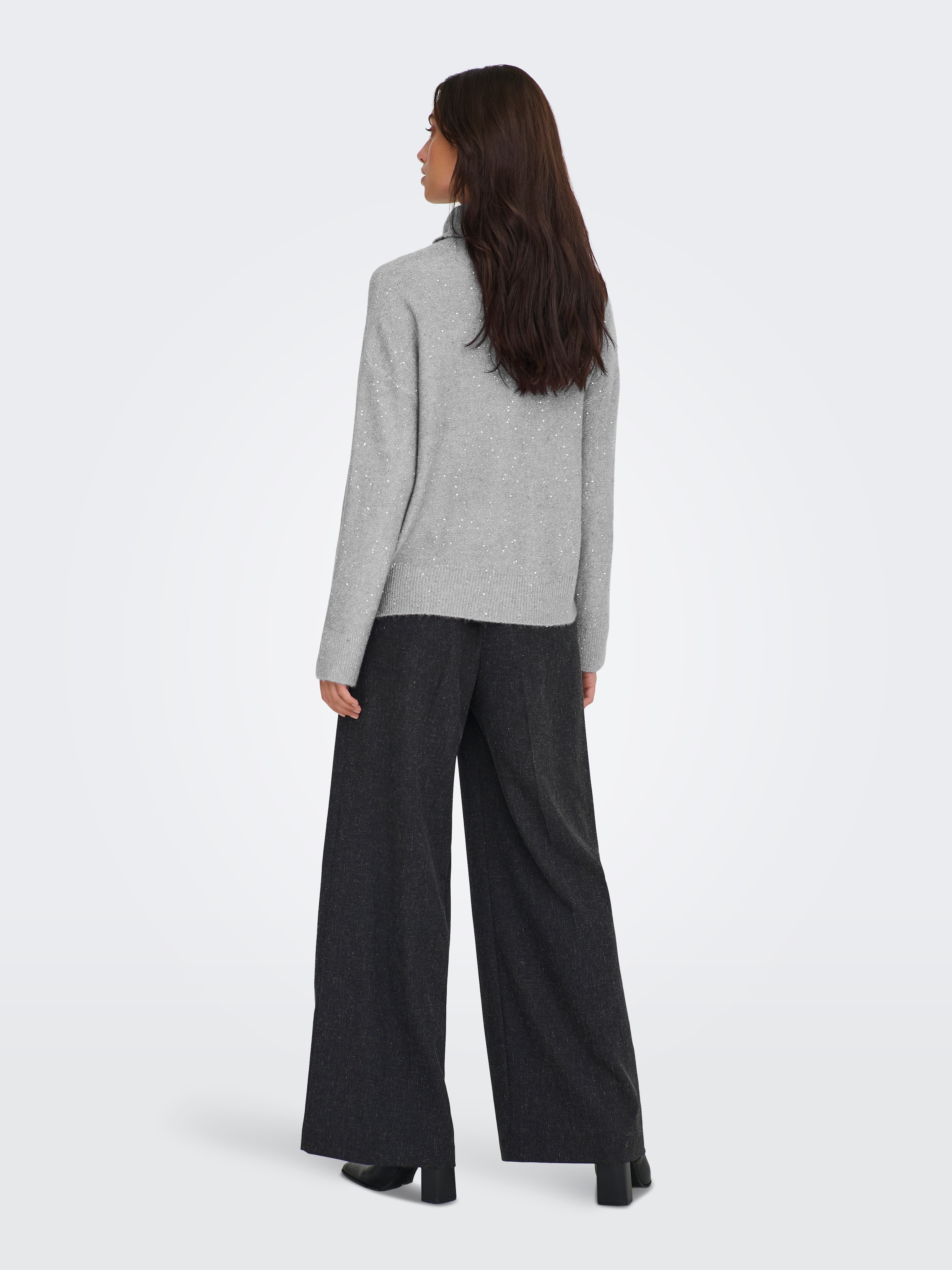 ONLY Pull à col roulé »ONLARIZONA LS SEQUINS ROLLNECK PULL KNT«