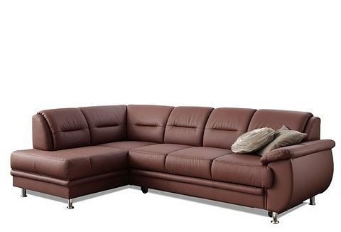 sit&more Ecksofa »Mailand L-Form«, wahlweise mit Bettfunktion