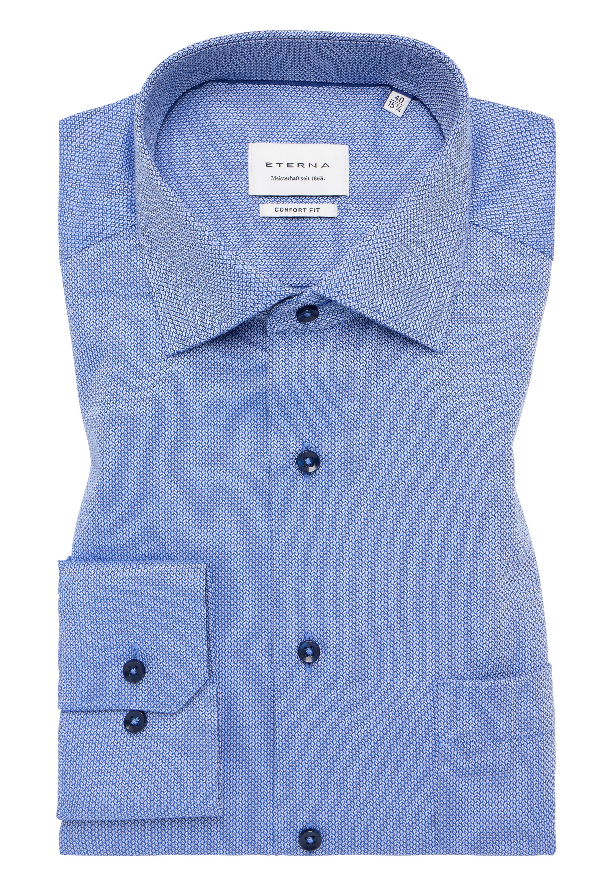 Eterna Chemise à manches longues »COMFORT FIT« NON IRON (sans repassage)